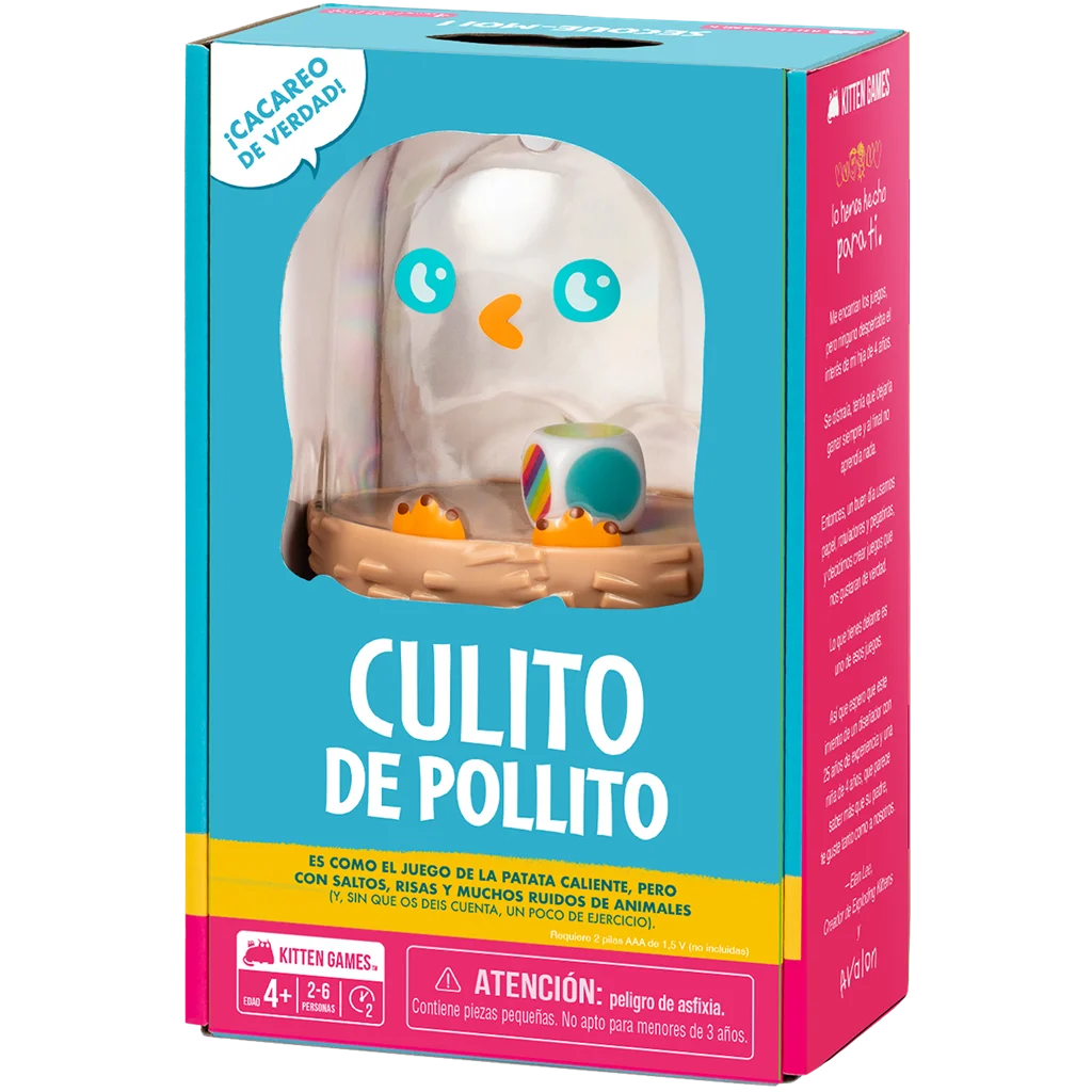 Asmodee - Juego de mesa Culito de pollito