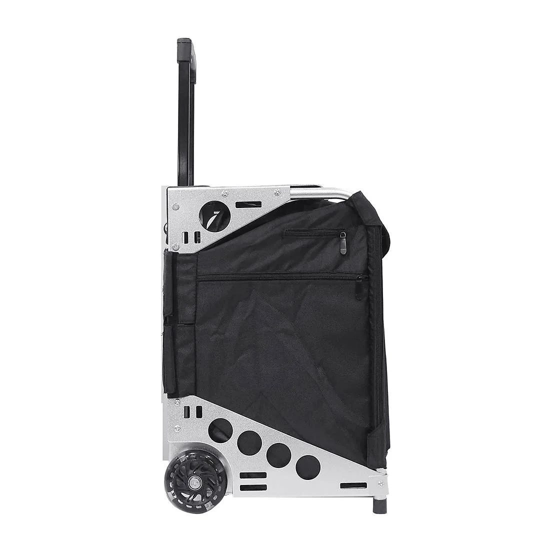 Artero Maleta Trolley y Silla 2 en 1 - Ligera y Resistente - Aluminio y Tela Reforzada - Gran Capacidad de Almacenaje - Ideal para Transportar