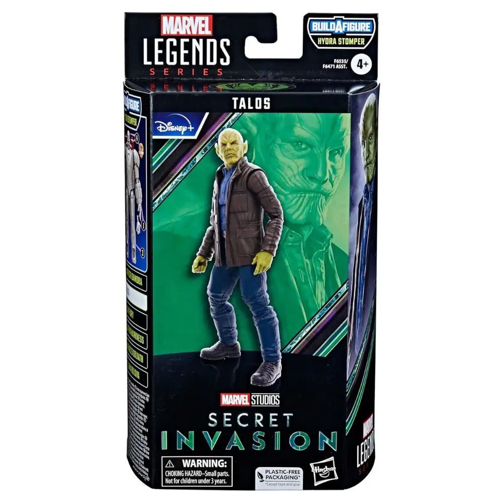 Figura Talos Invasión Secreta Marvel Legends Series 15 cm Hasbro incluye piezas para construir a HYDRA STOMPER