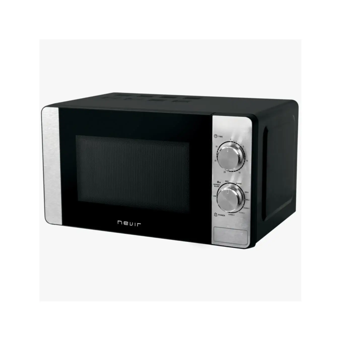 Microondas Nevir NVR-6233MS/GS Inox 20L - 5 Potencias, Descongelar, Plato 245mm