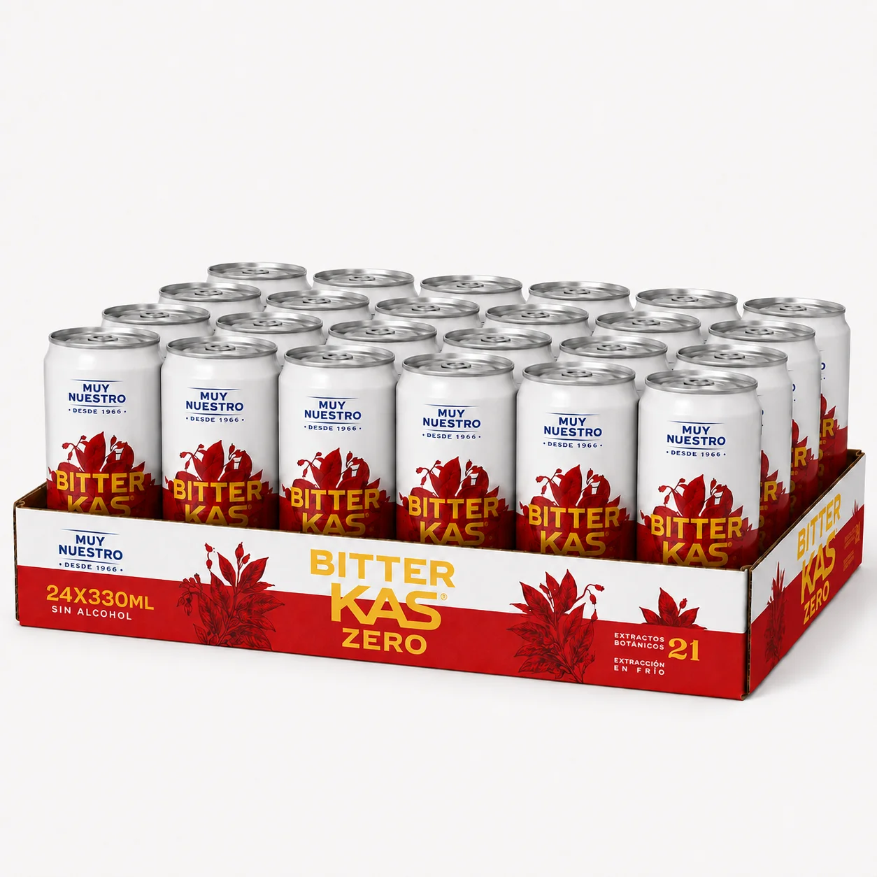 PACK 24 LATAS BITTER KAS ZERO