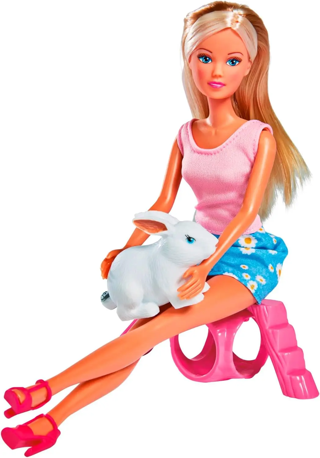 Simba Toys Steffi Love doll 29 cm happy animals with Evi Love 12 cm and accessories assortment/random model (one unit) for children from 3 years (Simba 105732156)