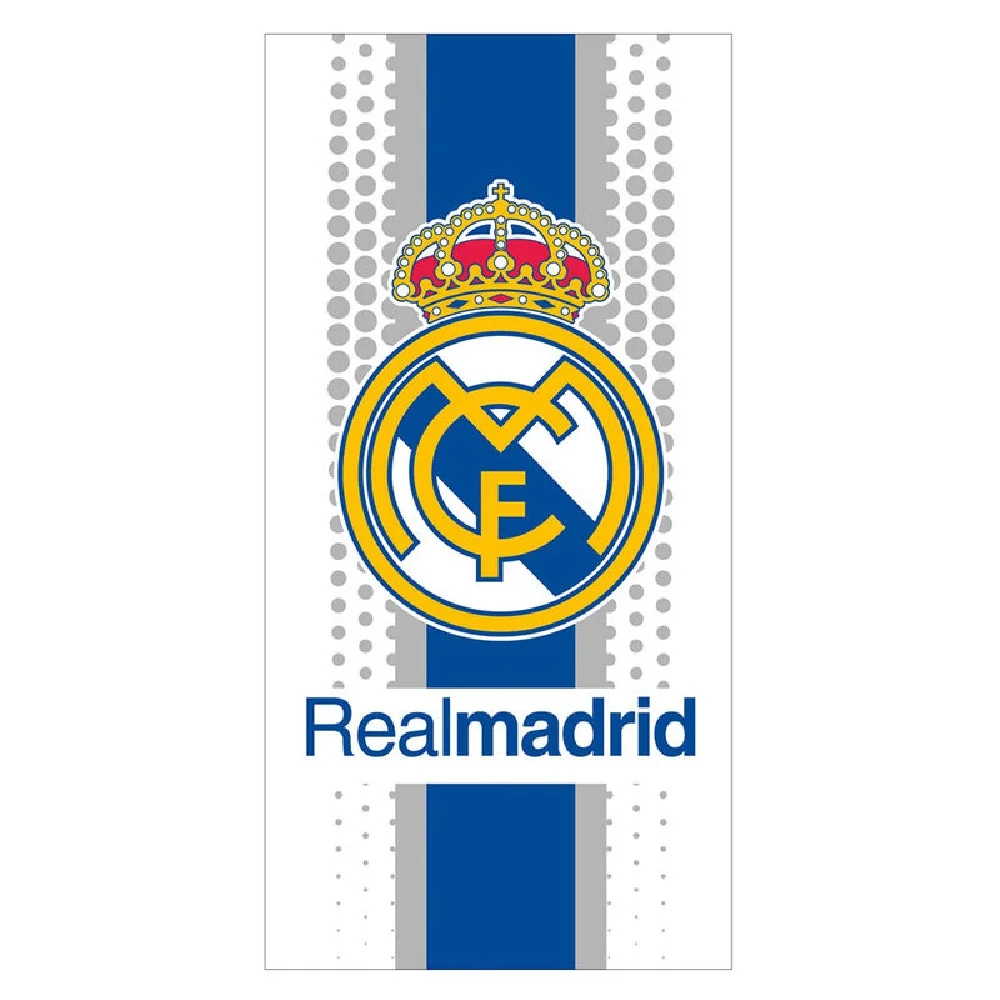 Toalla de playa REAL MADRID,Toalla de baño,MICROFIBRA 100% POLYESTER,MEDIDAS 70x140cm,cm,fespu