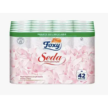 FOXY SEDA PAPEL HIGIÉNICO NEUTRO 42 ROLLOS
