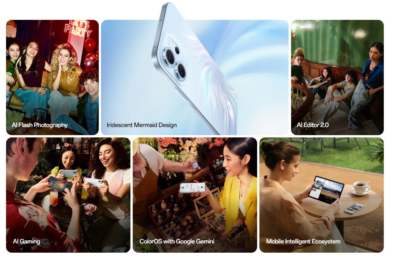 Teléfono - OPPO Reno14 F 5G Samrtphone, 12GB+256GB Móvil, Cámara 50MP+32MP con AI Fotografía Flash, Gran Batería 6000 mAh,Vídeo 4K, Snapdragon® 6 Gen 1, Editor de AI 2.0, Pantalla 6.57" AMOLED 120 Hz, Versión Global