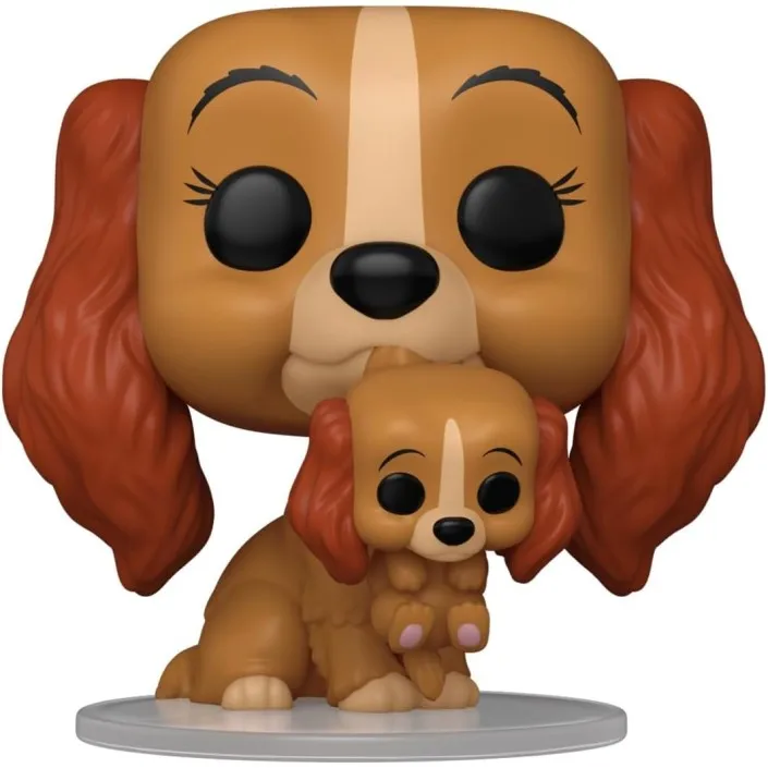 Figura Funko Pop! Disney La Dama y el Vagabundo Dama con Perrita Modelo 1553 | 83568 -  Original - Figuras Miniaturas Coleccionables Para Exhibición - Idea De Regalo - Mercancía Oficial - Juguetes