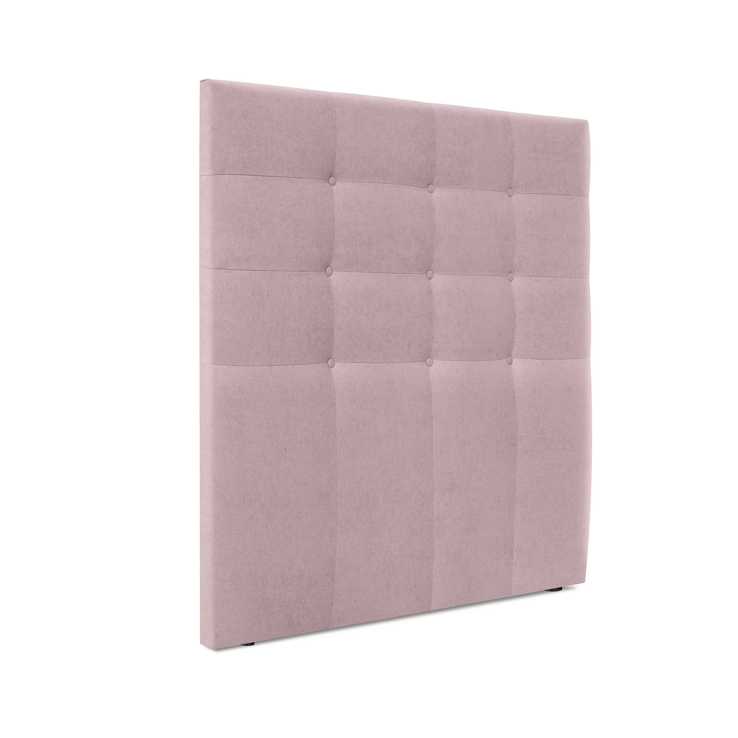 DHOME Cabecero Capitoné hasta el Suelo Cabezal 8cm tapizado ACUALINE Tela y Polipiel para Cama Dormitorio (Salmón Tela)