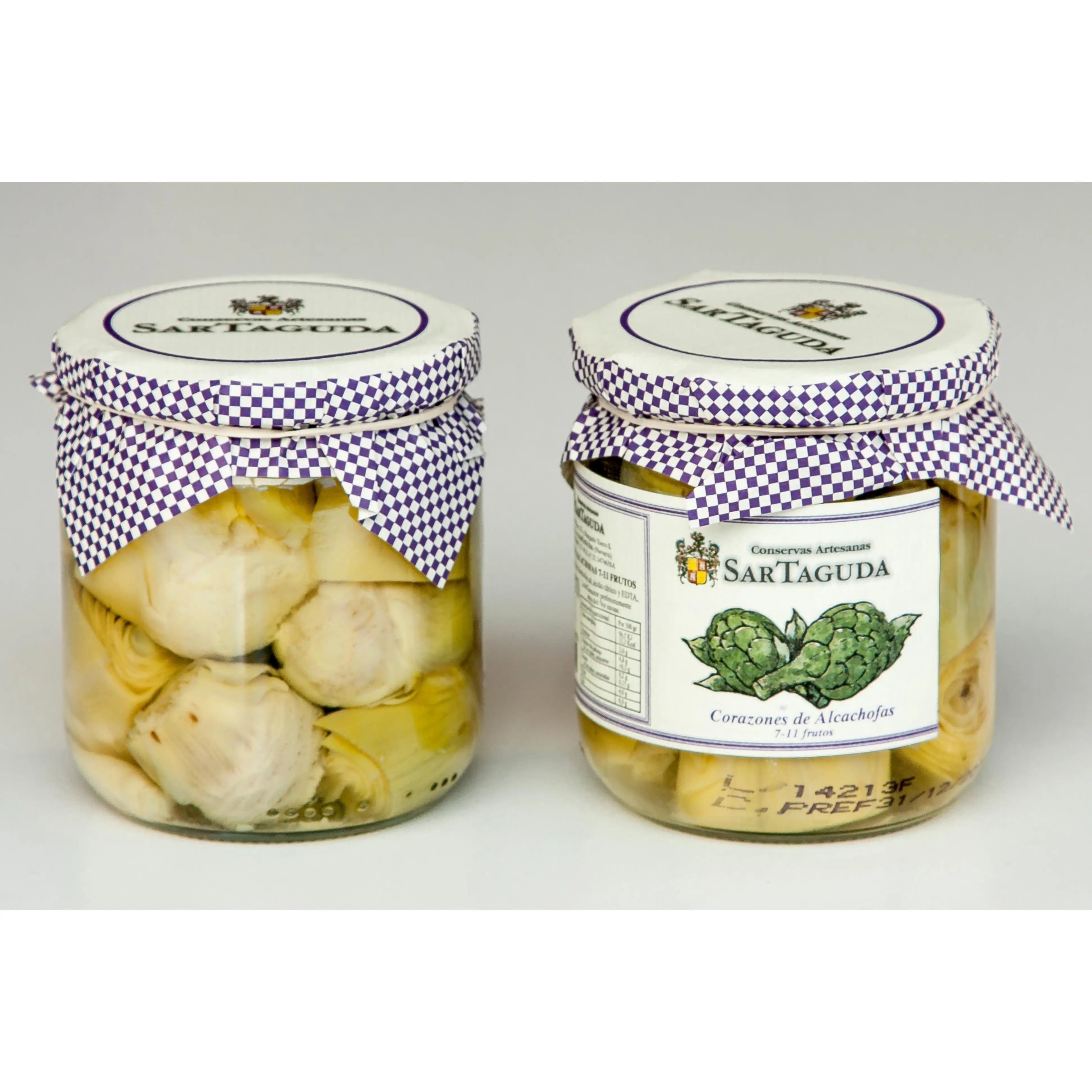 Alcachofas: Alcachofa Cocida en Conserva de Bote 300g 7-11 frutos -  Pack de 5 Tarros