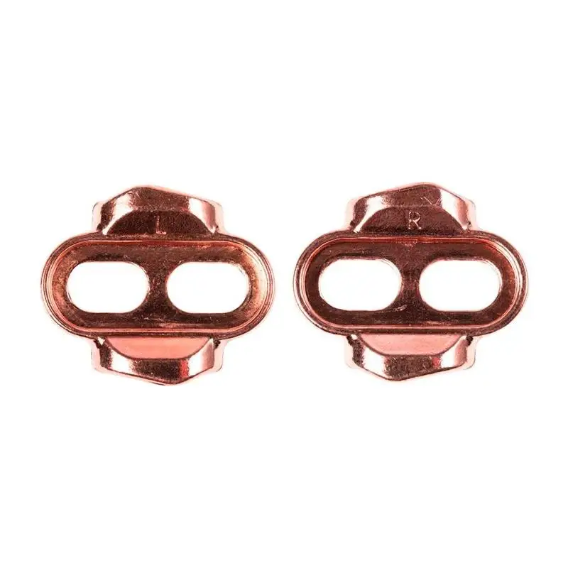 CRANKBROTHERS - Pedales Crank Brothers Cala Easy Cobre 10º Release 6º Rosa para ciclismo MTB y gravel, con ángulo de liberación reducido 33 %, flotación ajustable 6° o 0°, compatible con todos los pedales Crankbrothers, patrón de 2 orificios