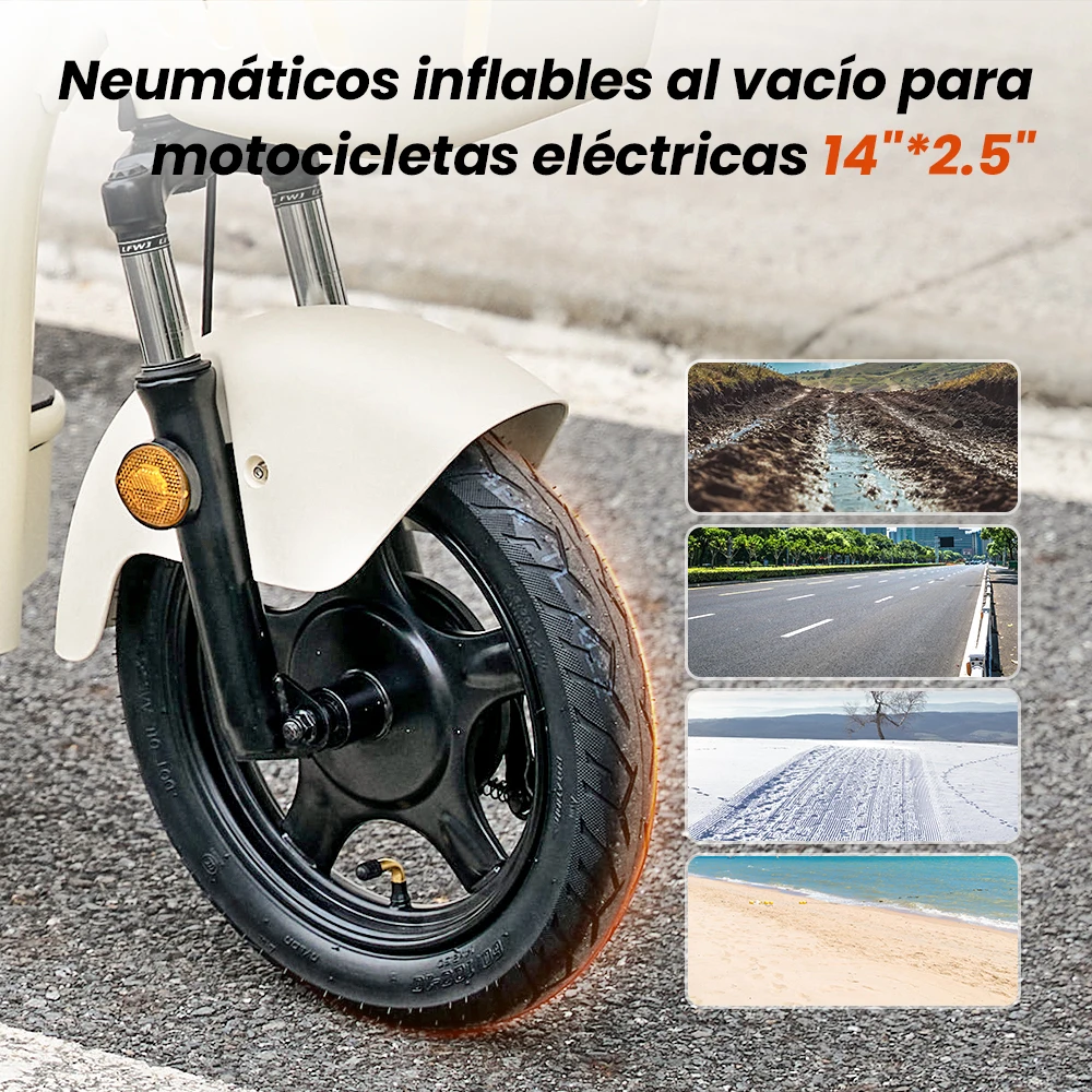 Patinetes Eléctricos iScooter Y16 con Asiento para Adulto 120kg – Potente 1200W – Ruedas 14″ – 48V20Ah – Velocidad Máx. 45km/h – Autonomía 100km 5