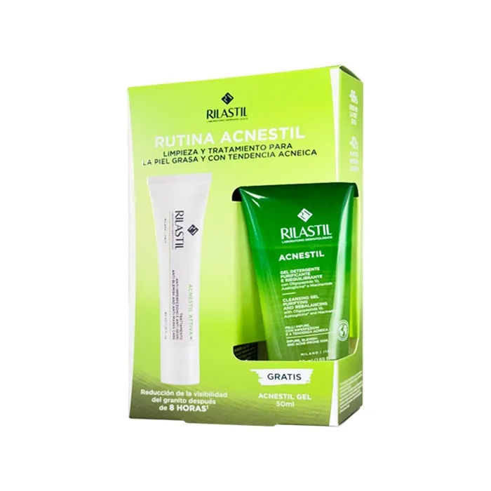 RILASTIL RUTINA ACNESTIL ACNESTIL ATTIVA 40 ML + GEL PURIFICANTE REGALO 50 ML