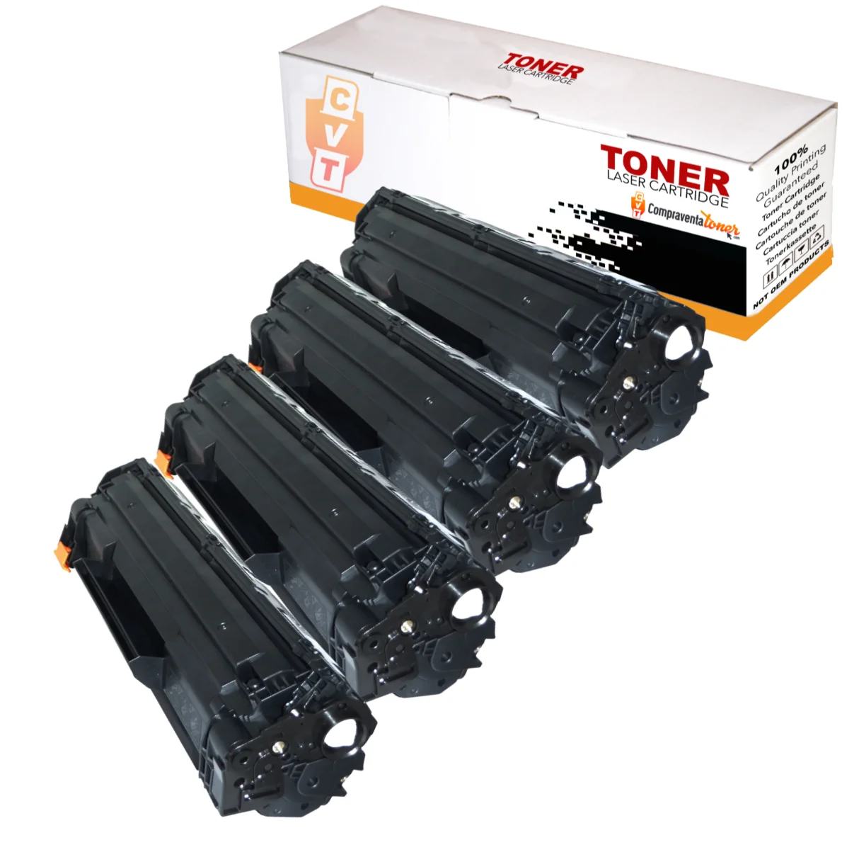 HP black Toner Compatible Pack 4 CF279A / 79A for Laserjet Pro M12 and M26-high quality