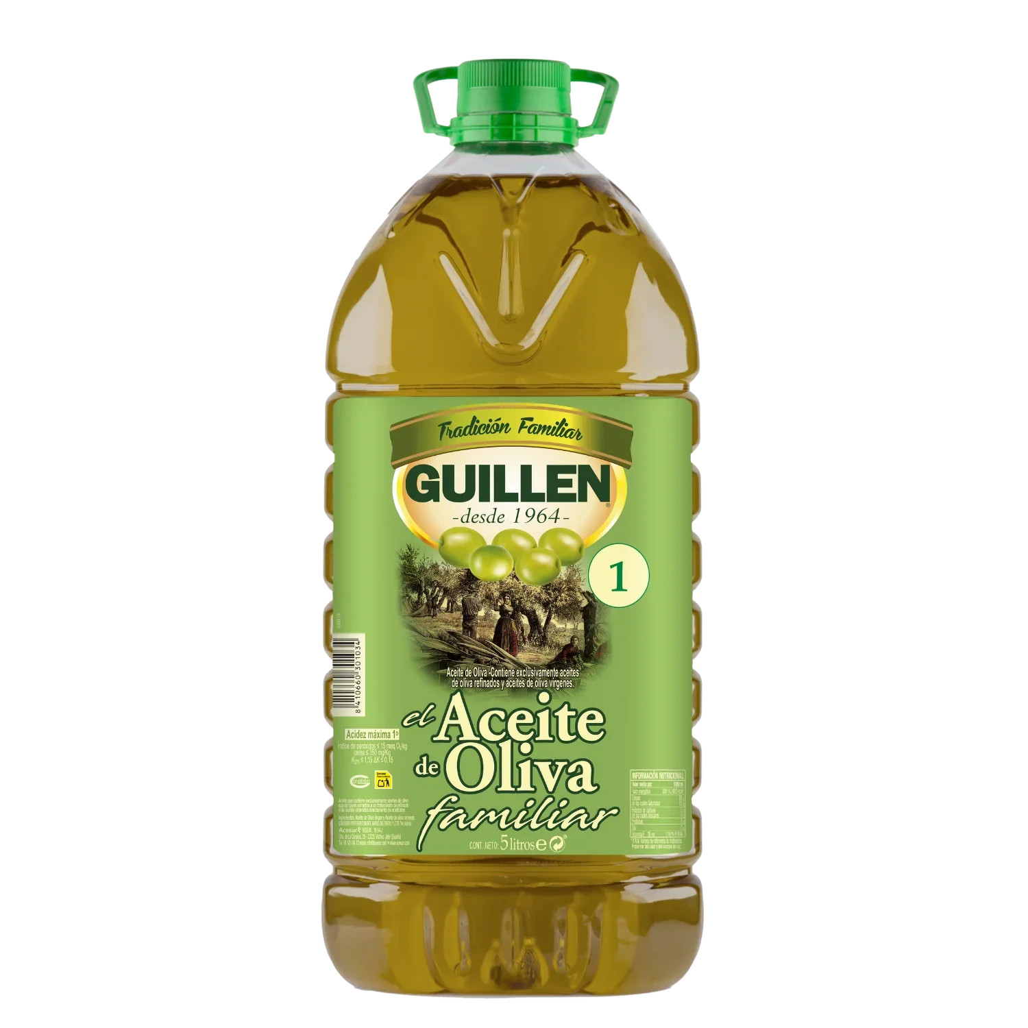 Aceite de Oliva Intenso Garrafa 5L Guillén