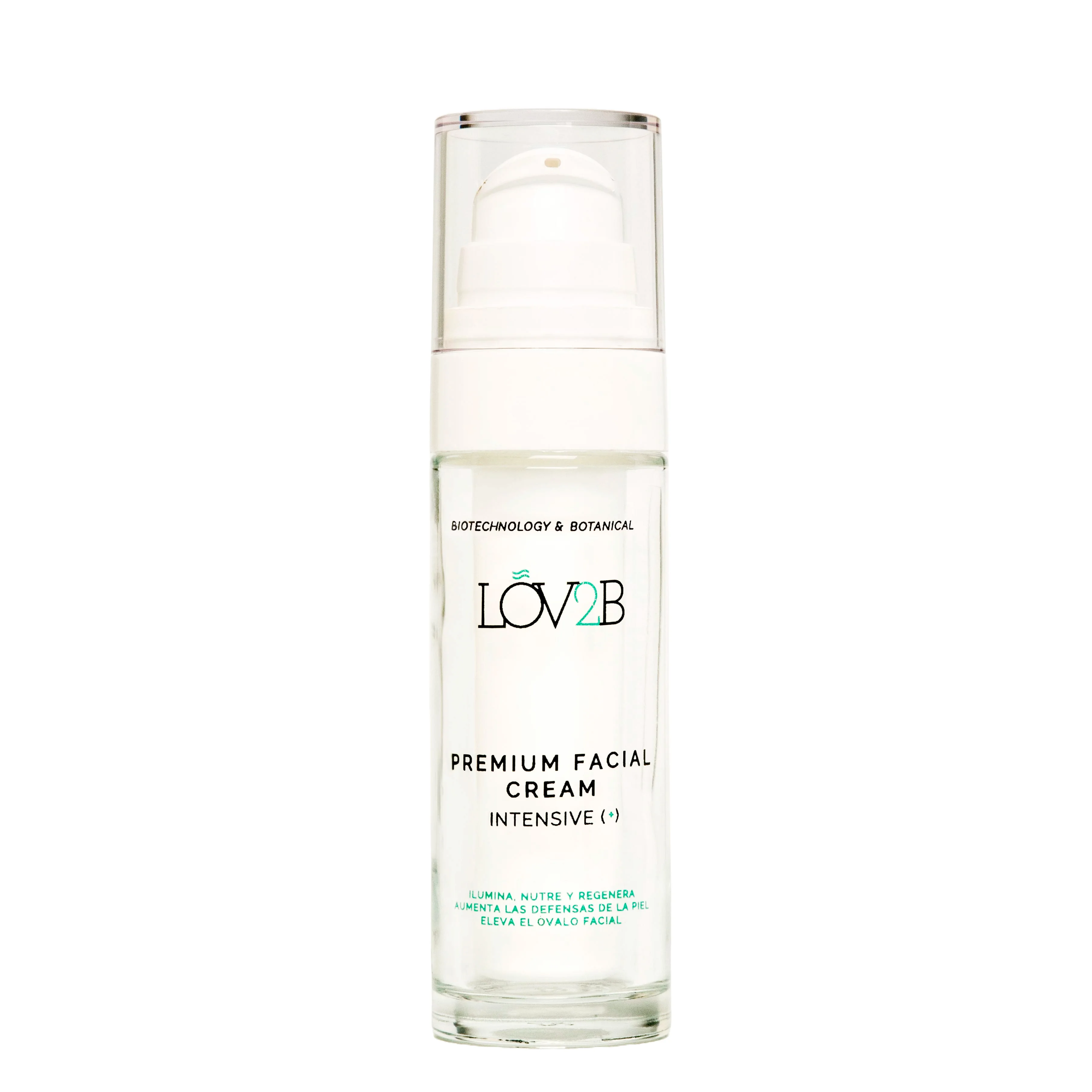 Pack LOV2B Premium regenerating Facial cream with growth factors (EGF), biomimetic peptides, prebiotics, hyaluronic acid and Total antioxidant) + Balancing oily cleansing balm (4 AHAs + prebiotic + 8 highly nutritious oils).