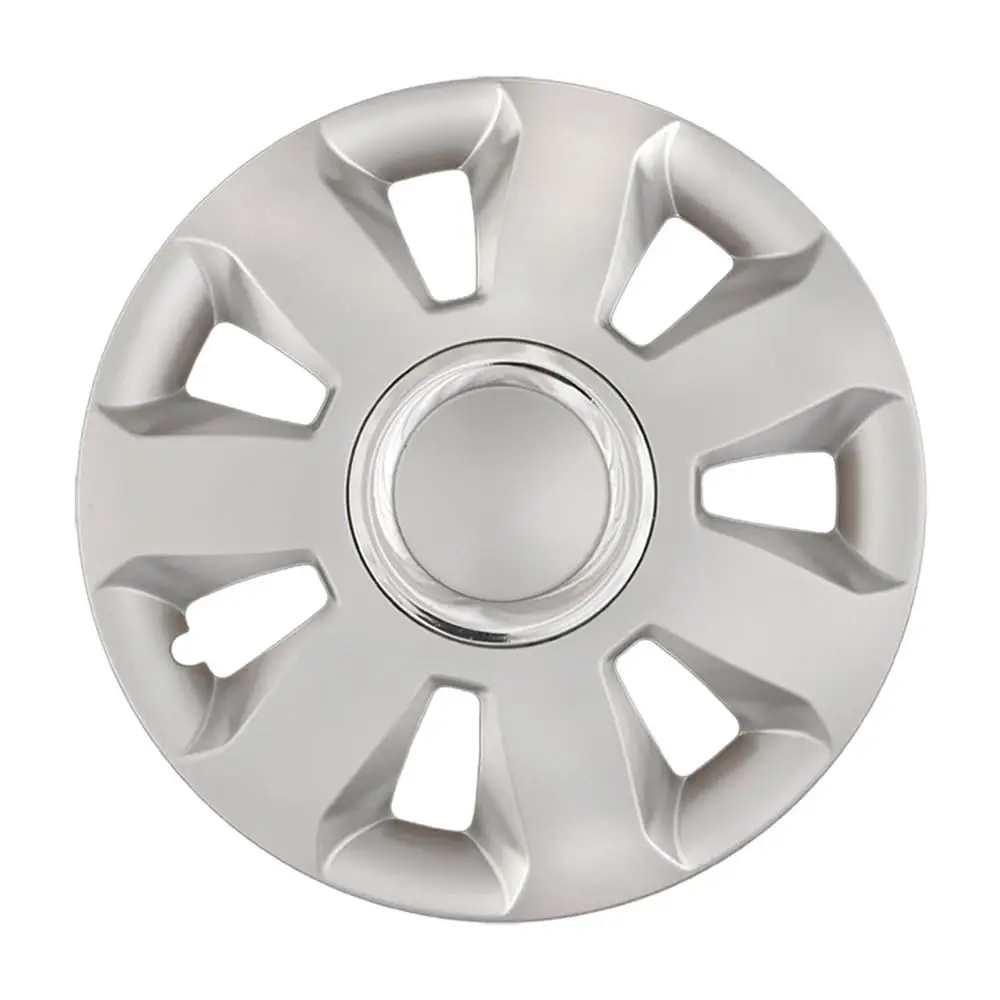 KRAWEHL - Juego de 4 Tapacubos - Modelo Ares - Cubre Llantas - Fácil de Instalar - Anillo de Sujección Ajustable - Resistente a los Golpes - Realizado en ABS - Color Plata
