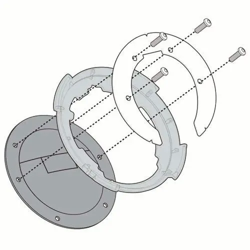 Givi Tank-lock Suzuki Negro