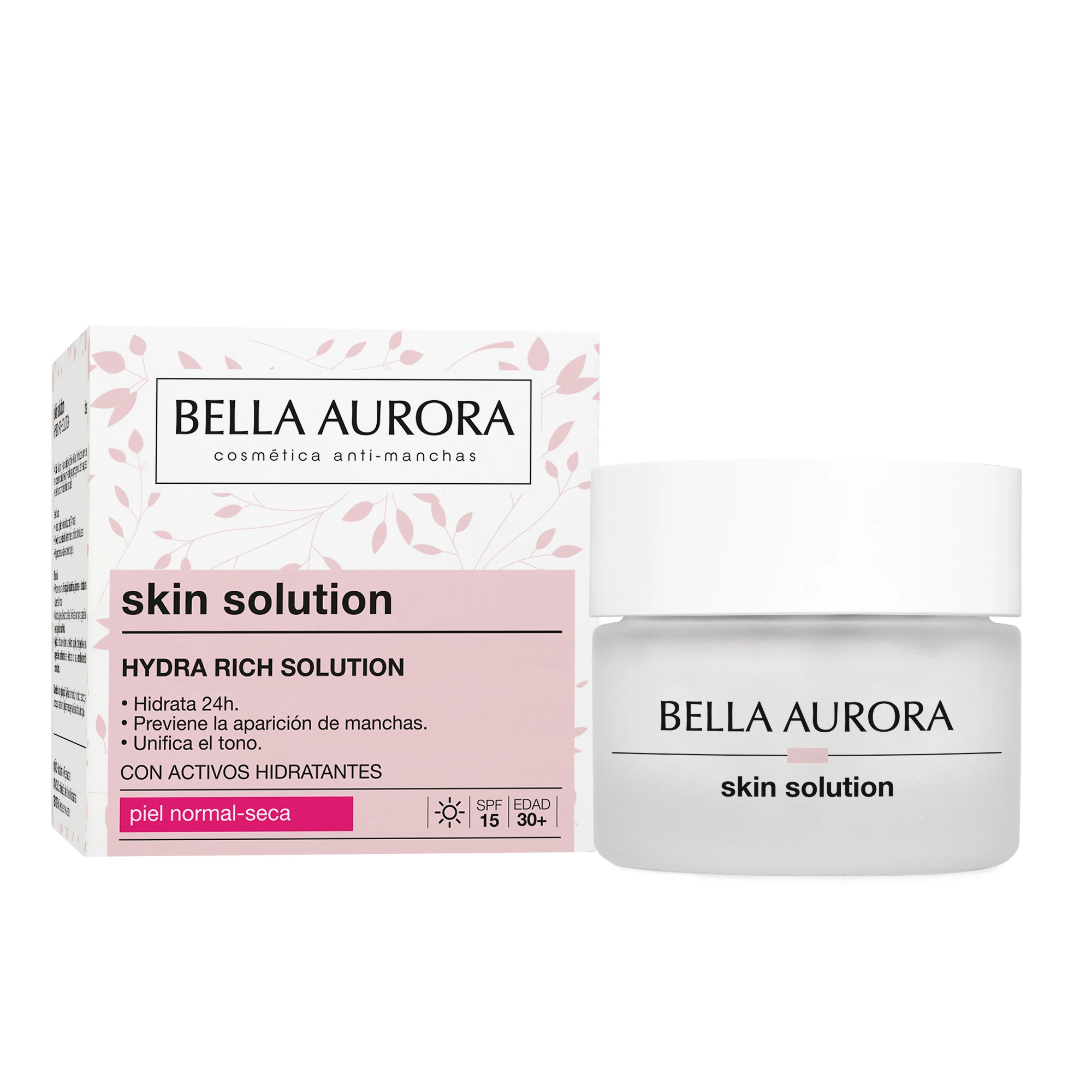 Bella Aurora Crema Hydra Rich Solution 24H 50 Ml - Imagen 3