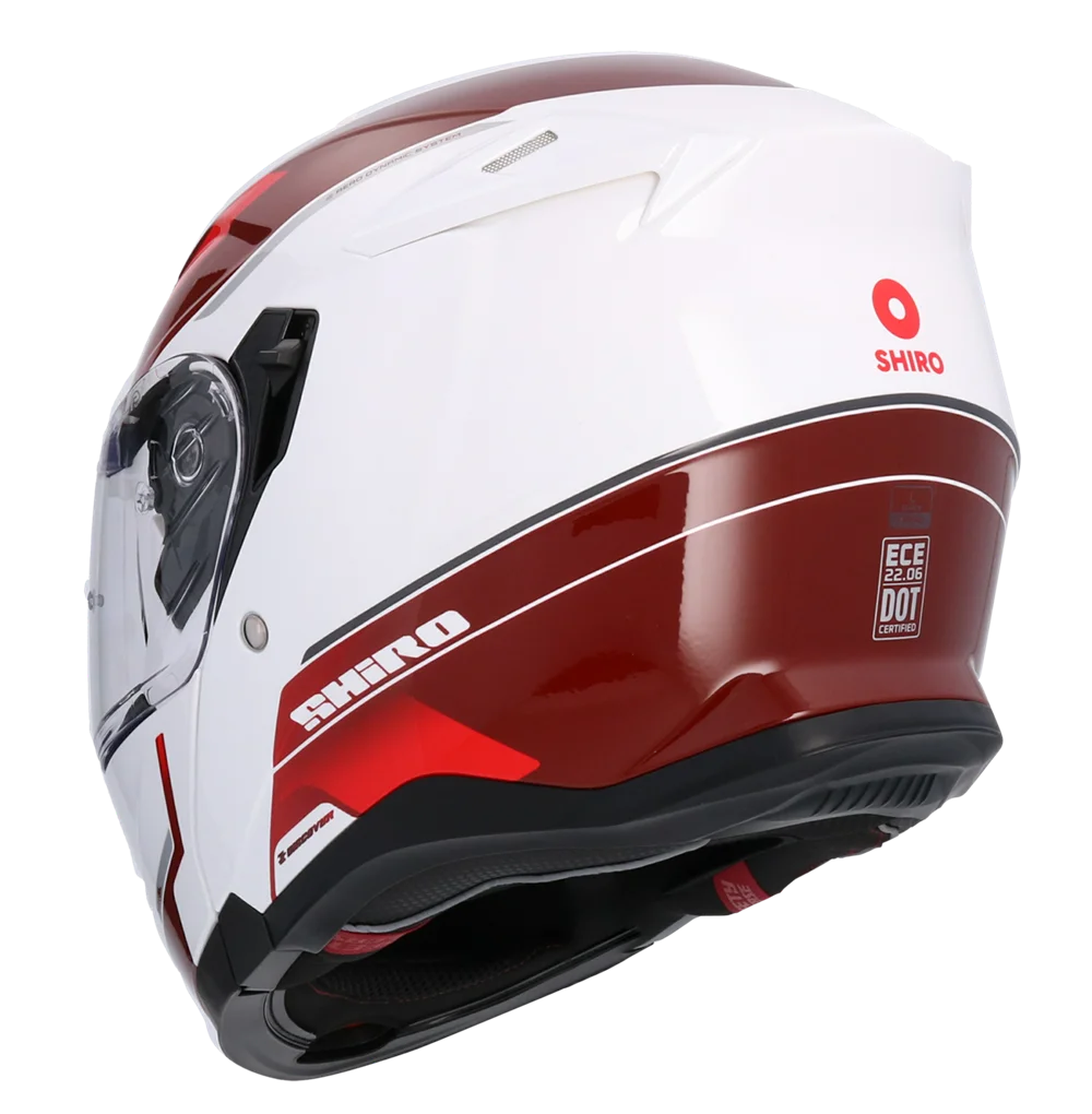 MODULAR helmet SHIRO DISCOVER ROYAL red