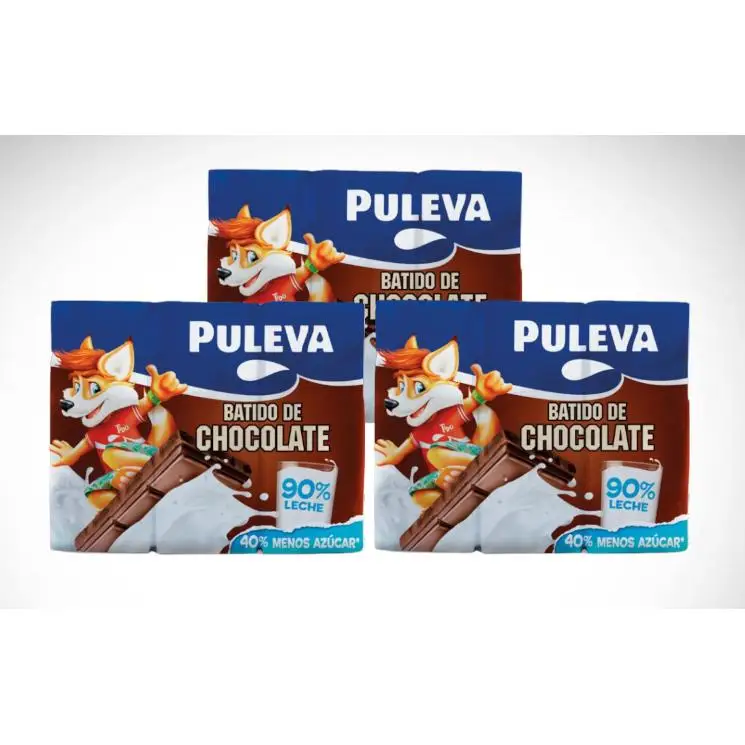 BATIDO CACAO PULEVA 200 ml P-6 x3 (total 3.6L)