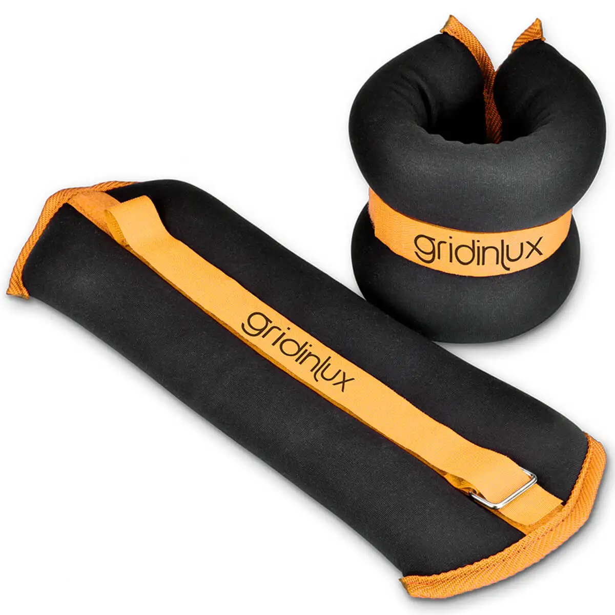 Pesas Lastradas para Tobillo y Muñeca 3-4KG Correa Ajustable Gridinlux