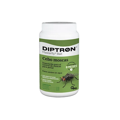 DIPTRON MASTERFLY BAIT - Insecticida para moscas de larga duración, eficacia hasta 8 meses - 125 g