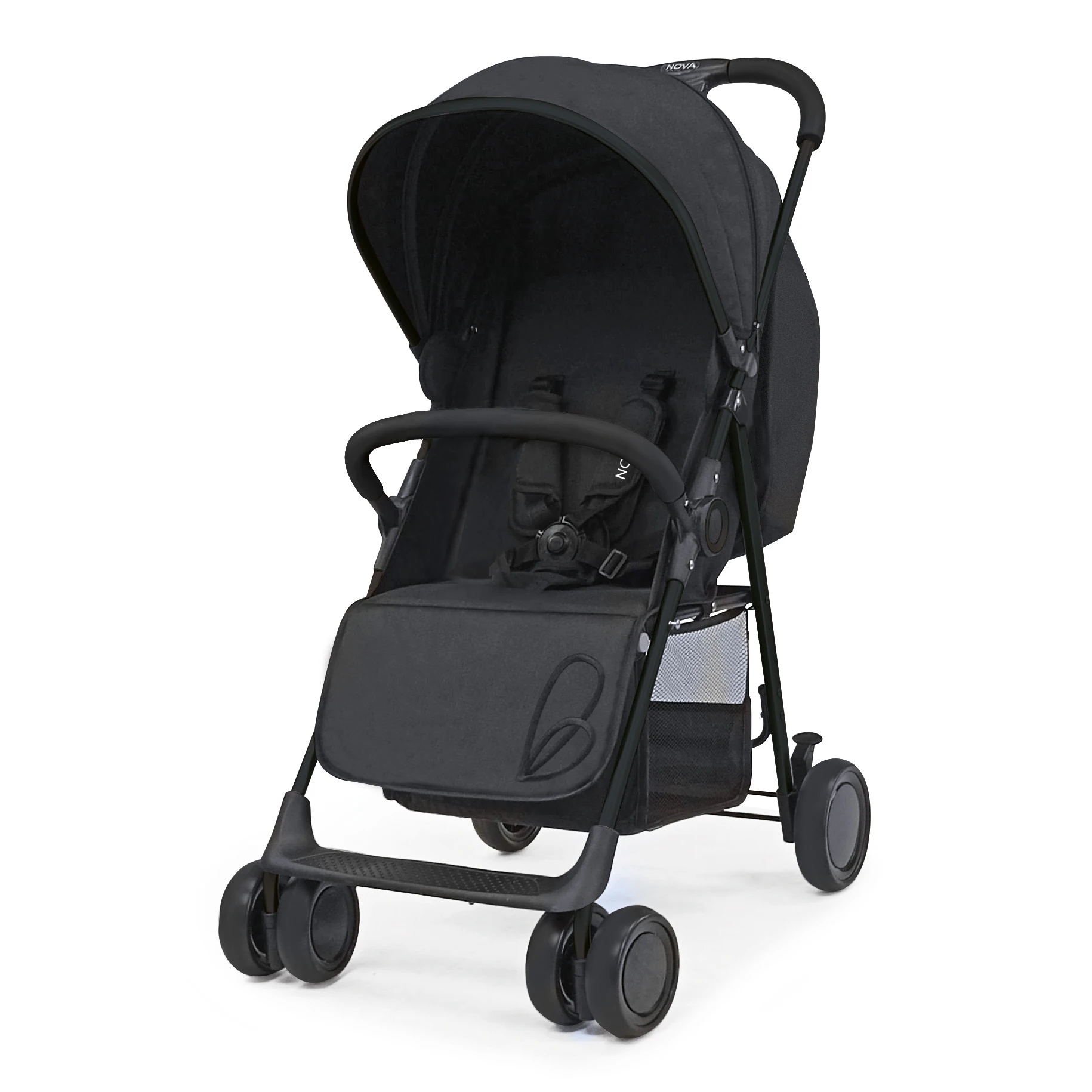 Asalvo Silla de Paseo Nova – Carrito de Bebé Ultraligero y Confortable, Capota Extensible, Fácil de Manejar y Plegado Compacto