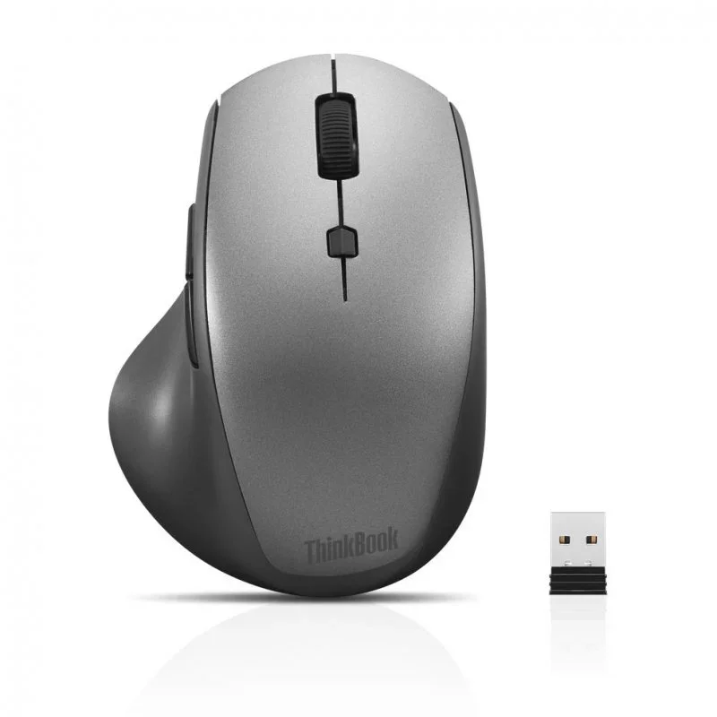 Lenovo ThinkBook optical wireless mouse 2400DPI Gray