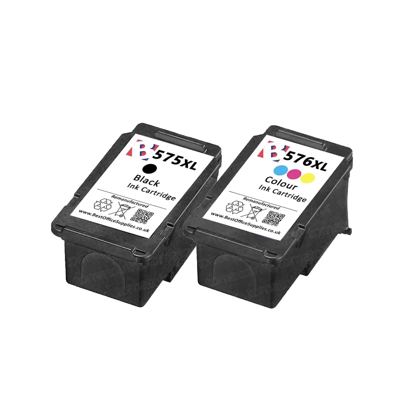 pack 2 Tintas Compatibles para Canon PG575XL + CL576XL para Pixma TR4750i, TR4751i, TS3550i, TS3551i PG-575XL + CL-576XL