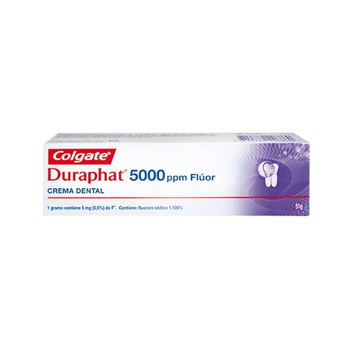 Colgate Duraphat 5000 Plus High Fluoride Toothpaste is a dental care product with 5000 ppm of sodium fluoride, designed for decay repair and enhanced protection against cavities.