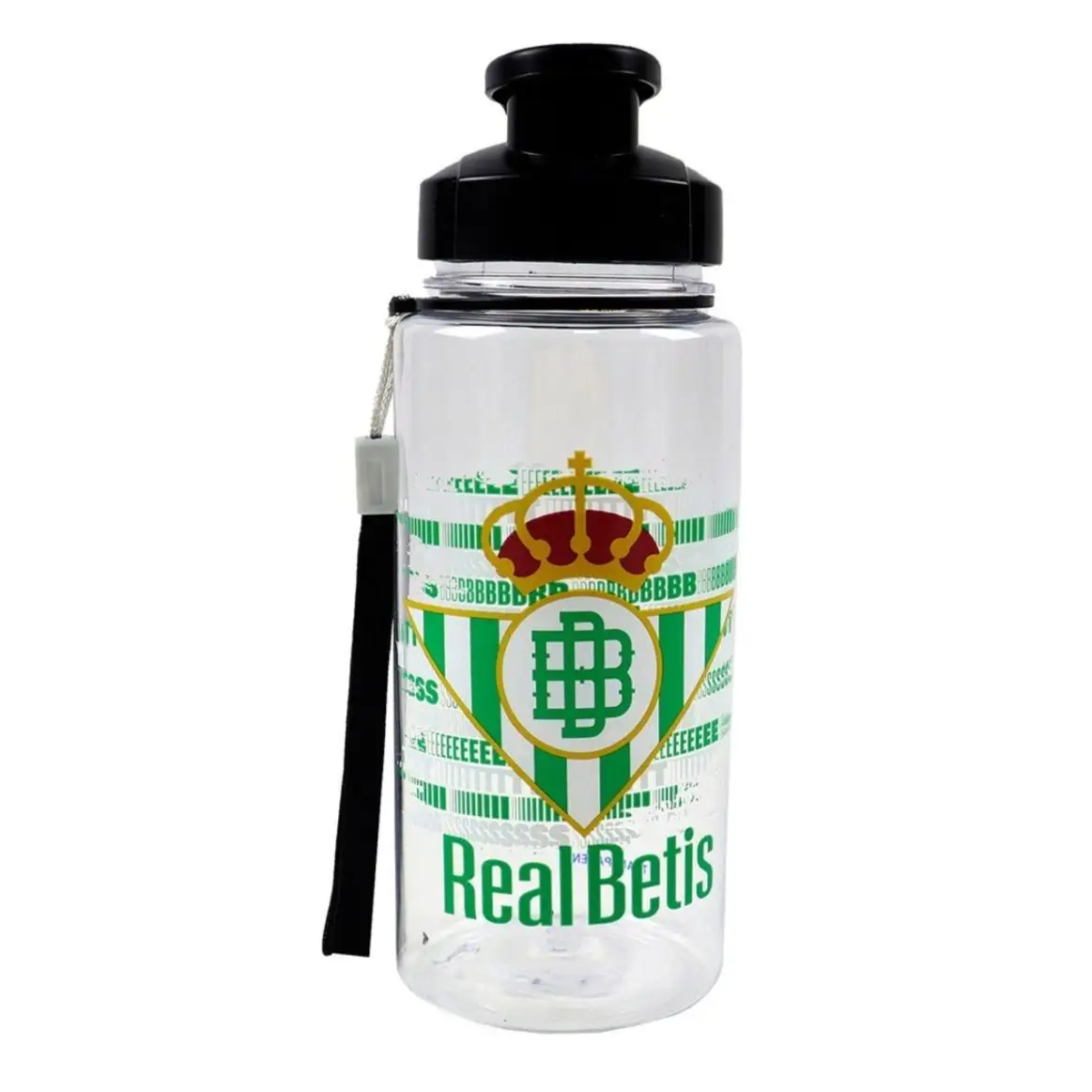 Real betis balompié oficial botella Translúcida 550 Ml oficial y original garantizado ideal para regalos y cualquier momentos