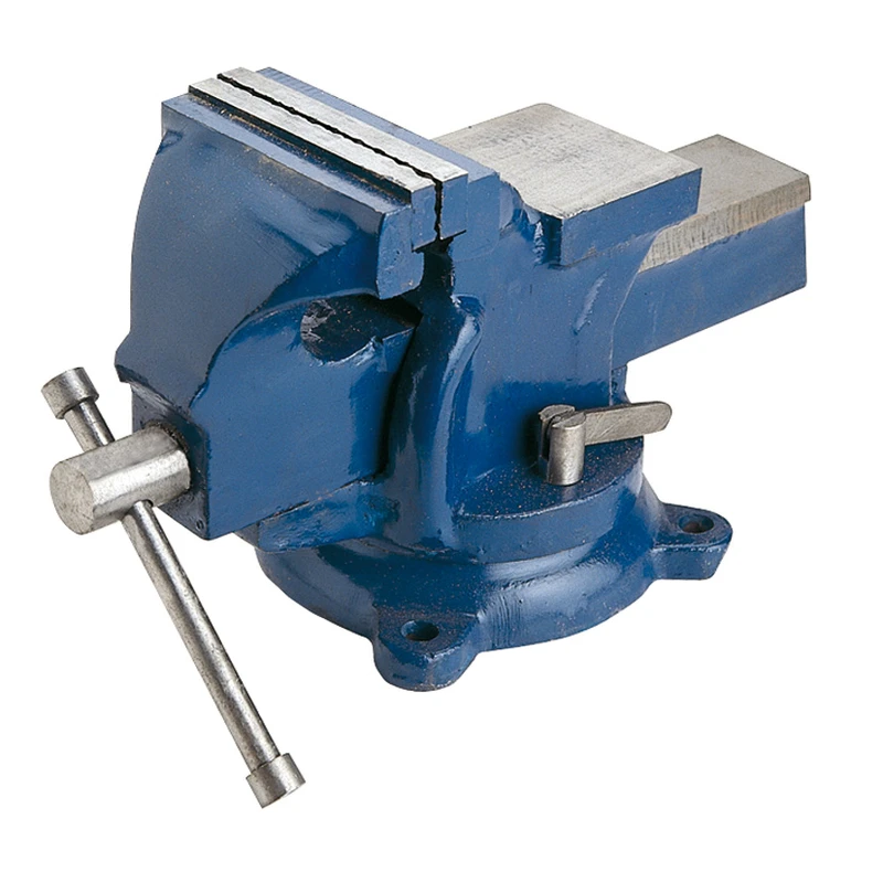 EHLIS 7596H100 - Tornillo de banco de cerrajero base giratoria
