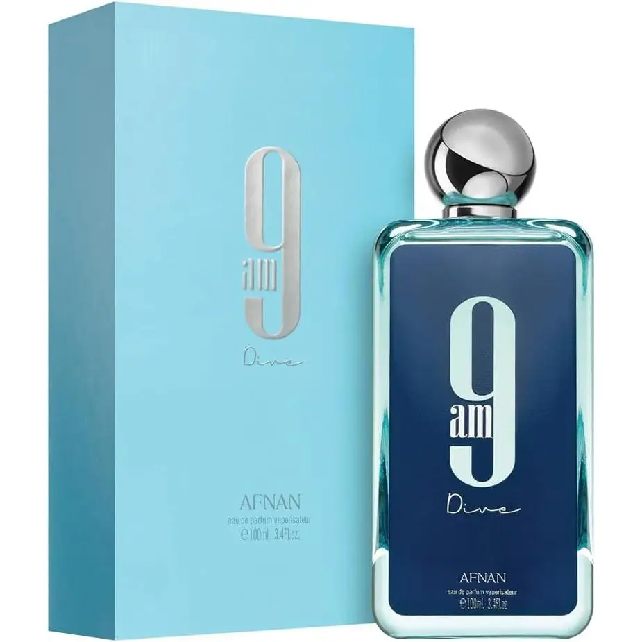 Afnan 9am Dive EDP 100 ml (3.4 oz) - Perfume Unisex Fresco y Versátil