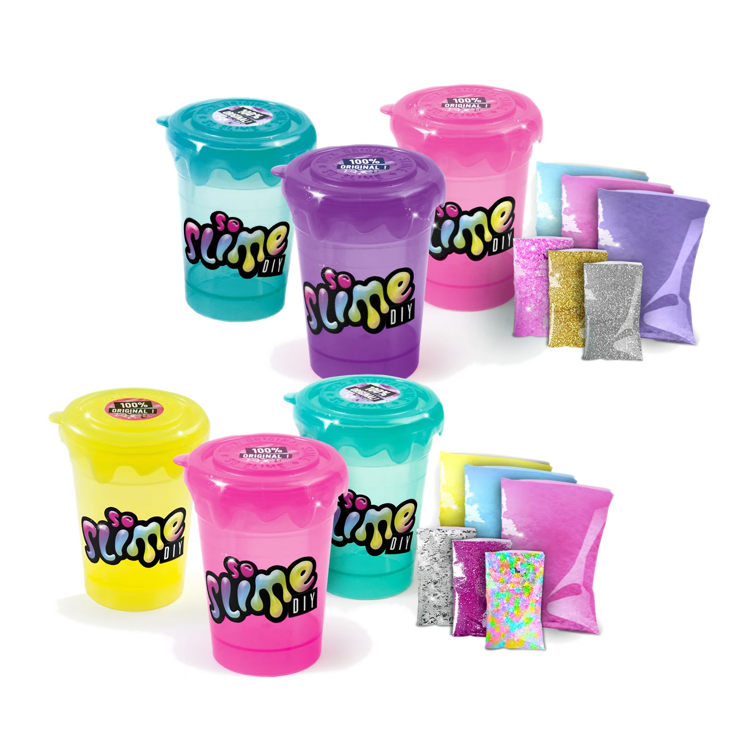 Slime shakers 3 pack + 3 bonus pots - so slime - canal toys - ssc019
