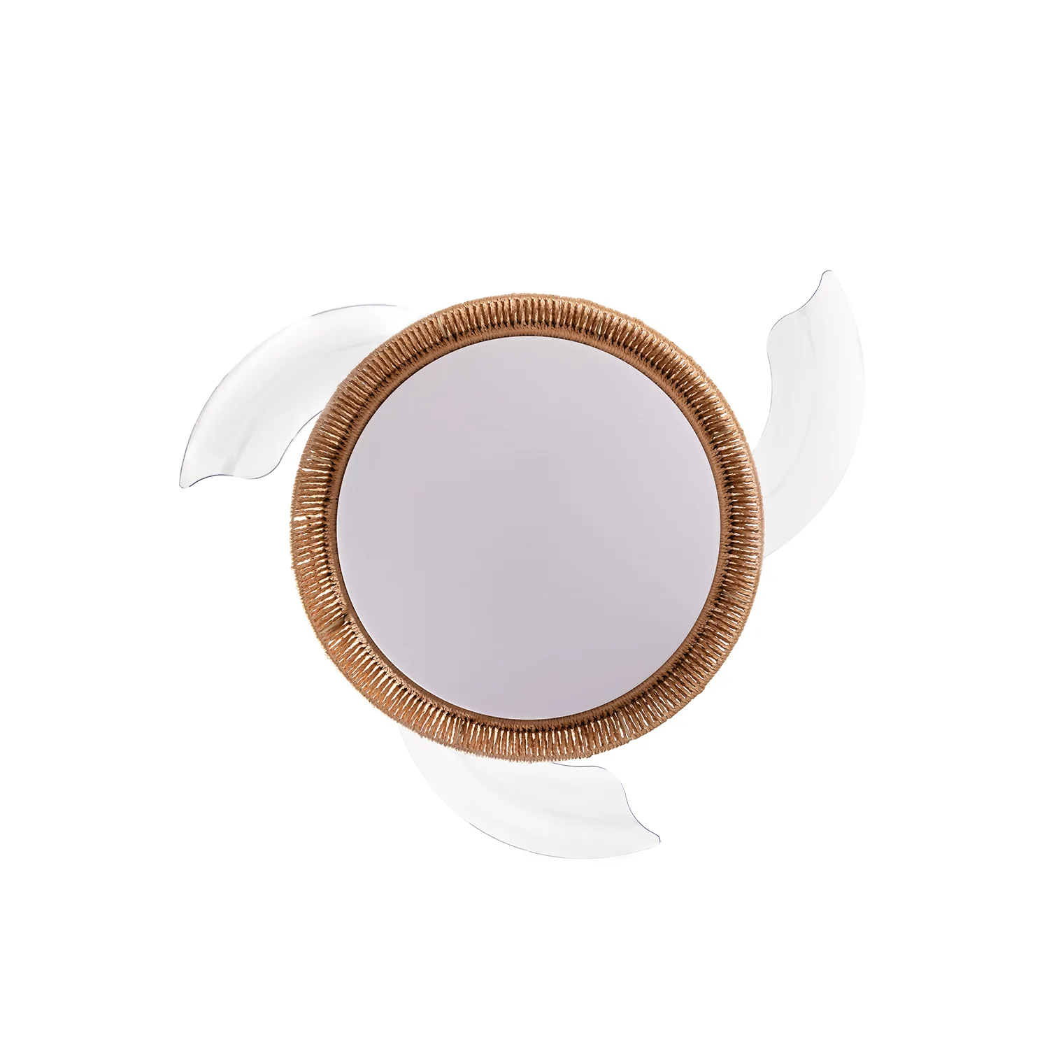 Create - ceiling fan with silent light 40w ø108 cm - wicker finishes - wind clear rattan