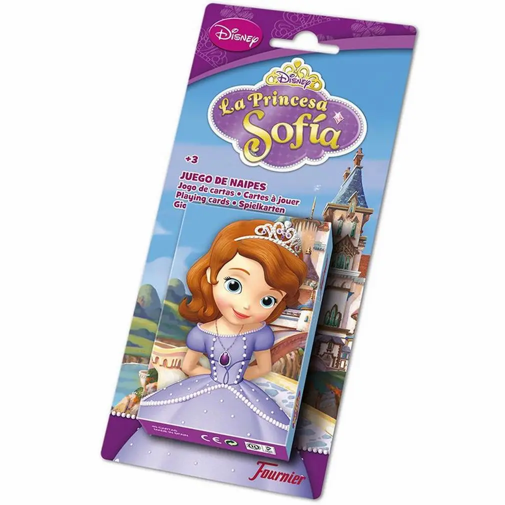 Molto Baraja Naipes Princesa Sofía - Juego de Cartas Divertido