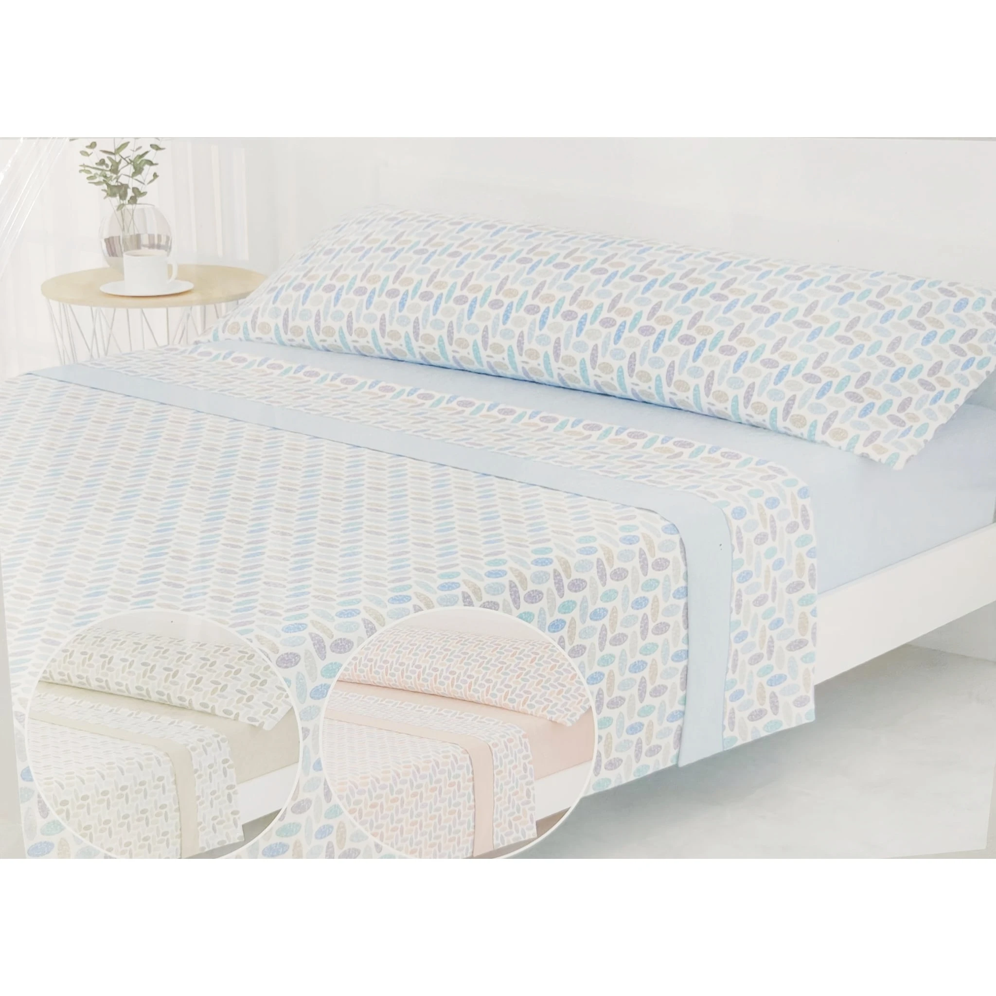 Juegos de Sábanas PIRINEO 3 Piezas Invierno, Cama 90cm/105cm/135cm/150cm/180cm Sabanas Polar Cálidas y suaves térmica.Incluye Bajera Ajustable,Encimera y Funda Almohada.Sabana envio modelos Aleatorios