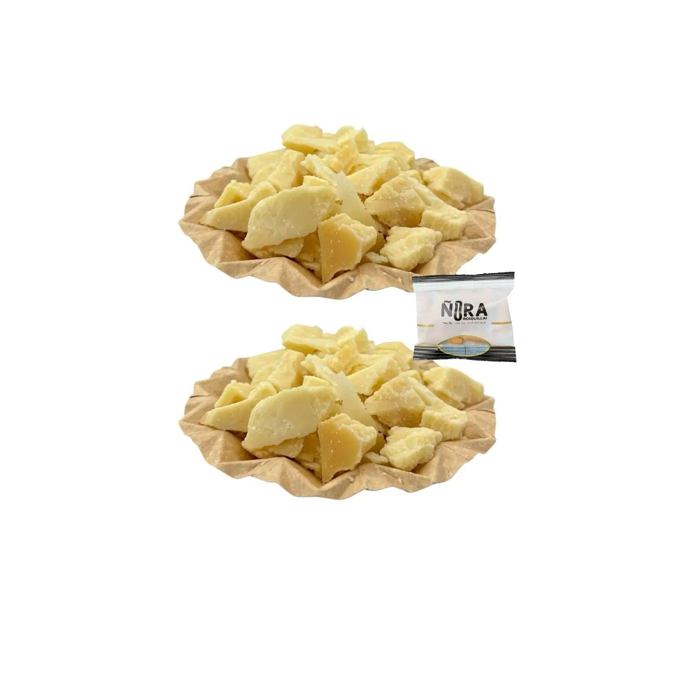 Confezione gourmet di formaggio Grana Padano in pezzi + punte