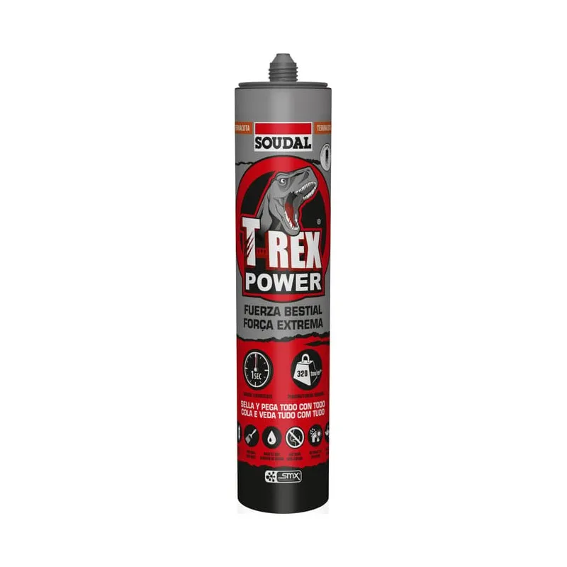 SOUDAL T-REX POWER ADHESIVO TERRACOTA 290ML