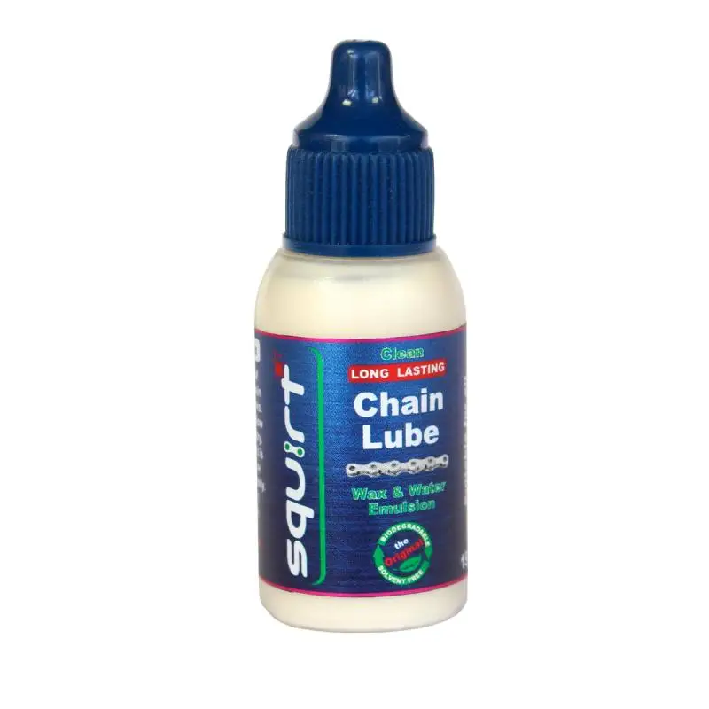 SQUIRT | Lubricante De Cera Para Cadenas Y Transmisiones 15ml - Lubricación de gran duración, incluso en condiciones de humedad. Mantiene las calas, los pedales y la cadena limpios en todo momento, ya