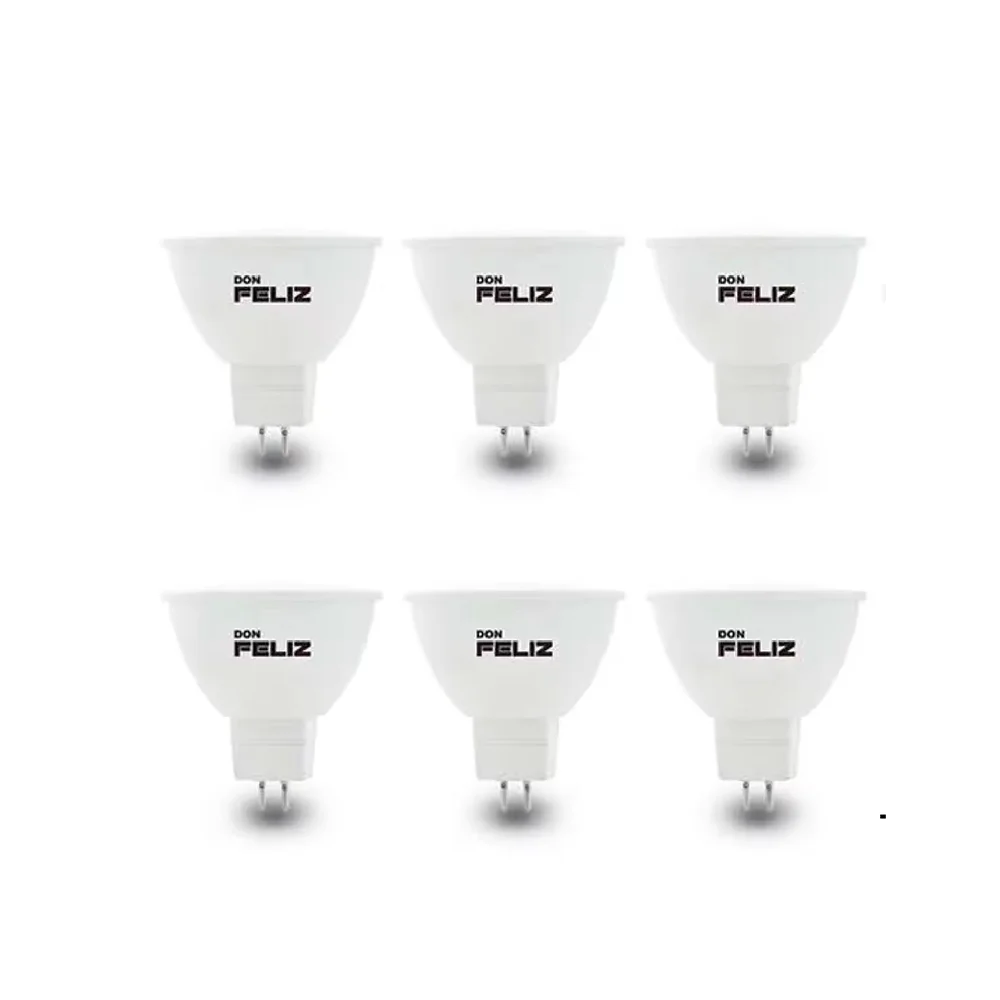 MR16 frosted 3W/5W/7W Led light bulb, White/Cold Light and yellow/warm light, 6500K and 3000k, 6 PCs pack, happy gift