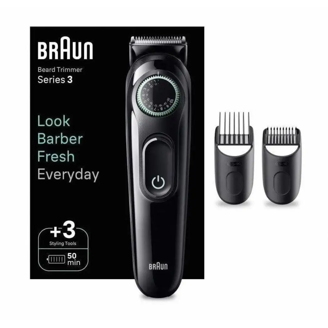 Braun Series 3, Recortadora De Barba Para Hombre. Producto Europeo con Garantía Oficial.