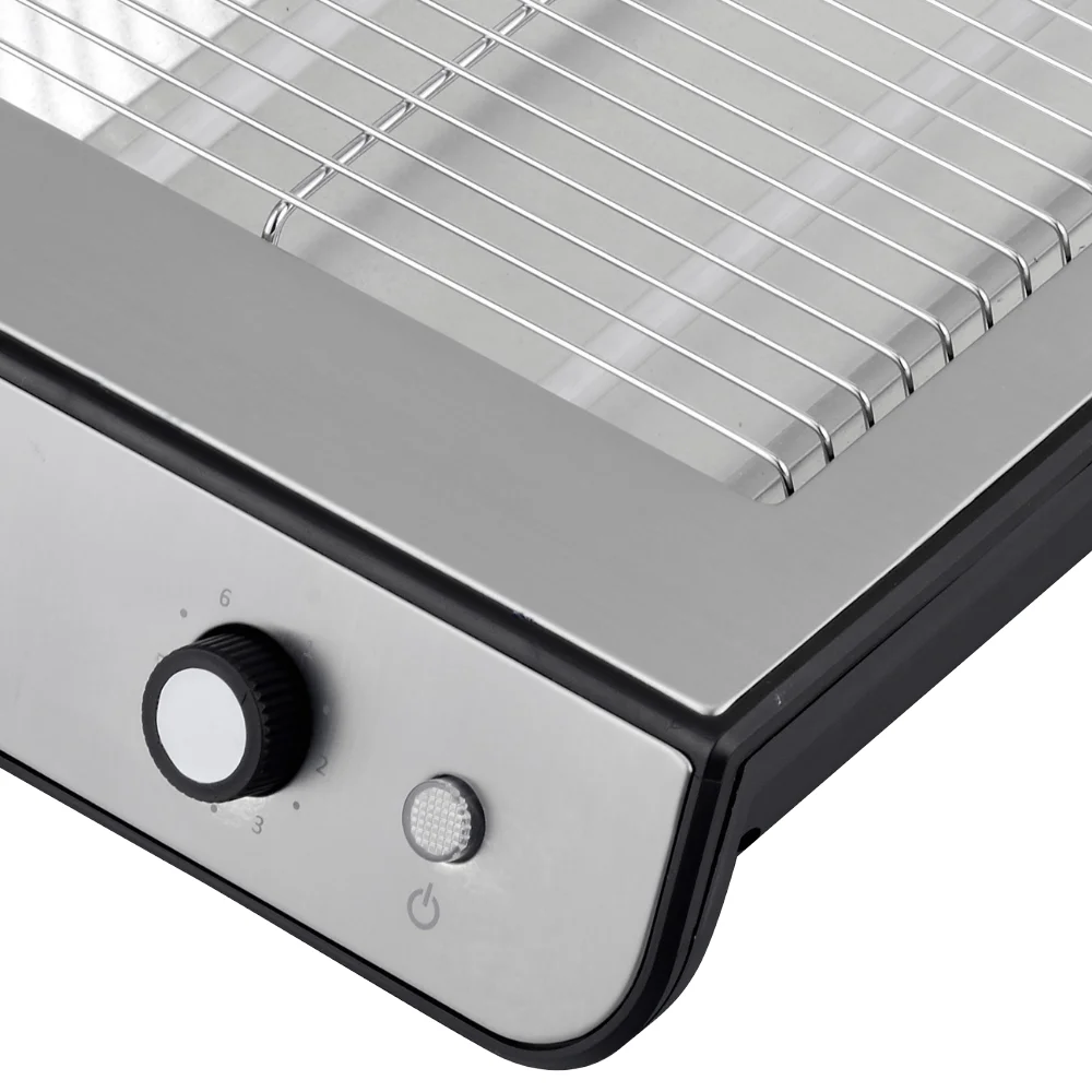 Mywave Mwtos-Pla Flat Toaster with 6 Power Levels