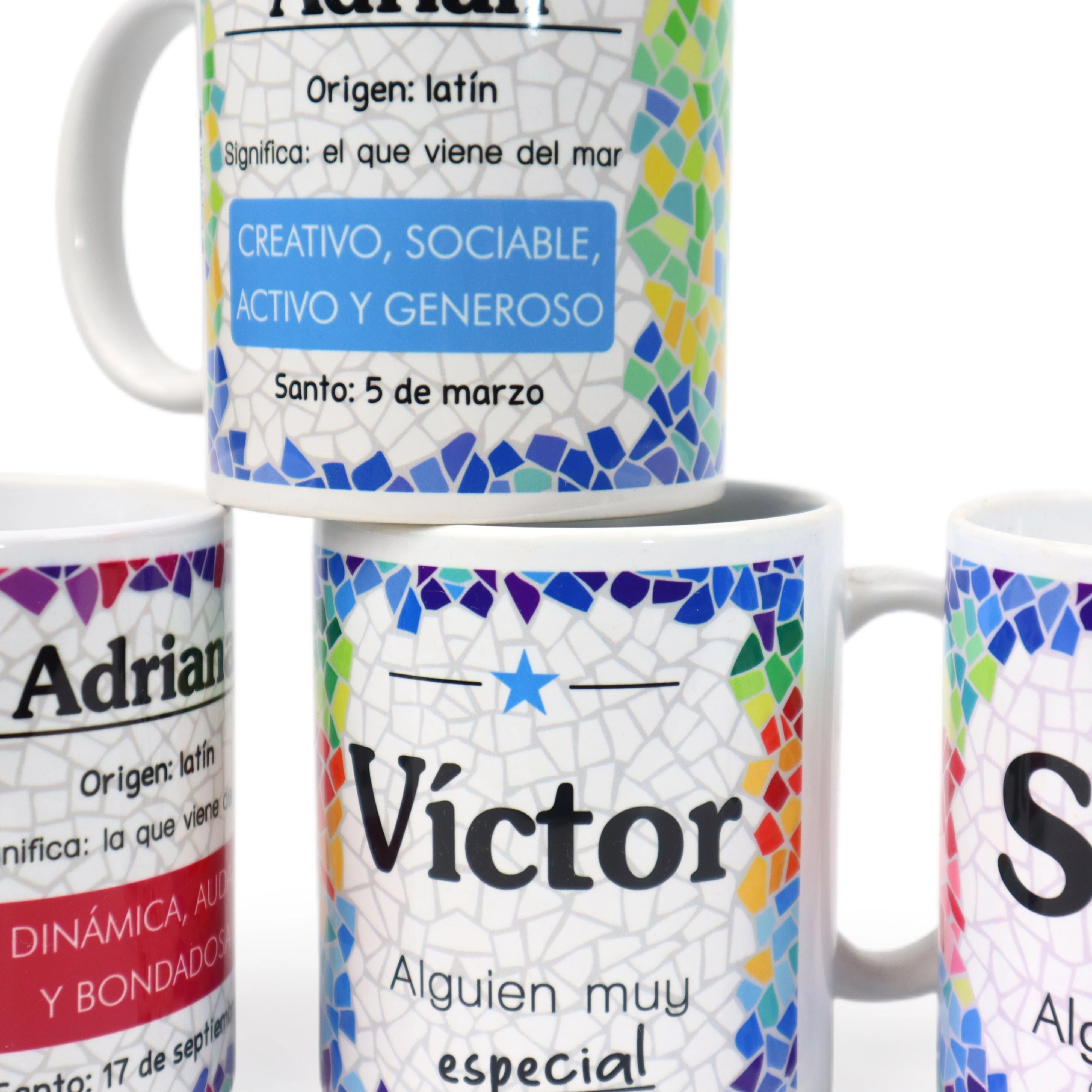Personalized Mug Set with Gift Box, 330ml Capacity, 9.5 x 8 x 8 cm, Unique Ceramic Design for Coffee or Tea, Various Colors, Perfect for Breakfast or as a Christmas Gift #3