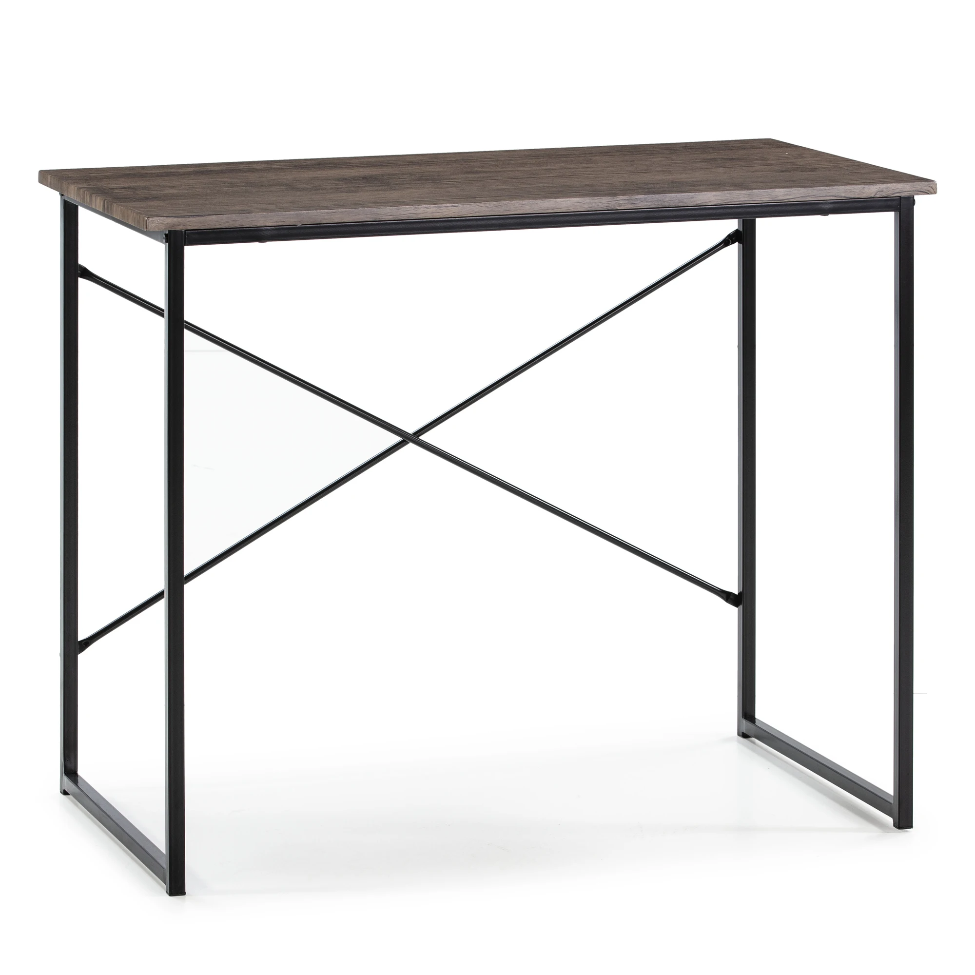 Mesa de Escritorio VS Venta-Stock Cáceres Industrial Blanca/negra 90x50x74cm