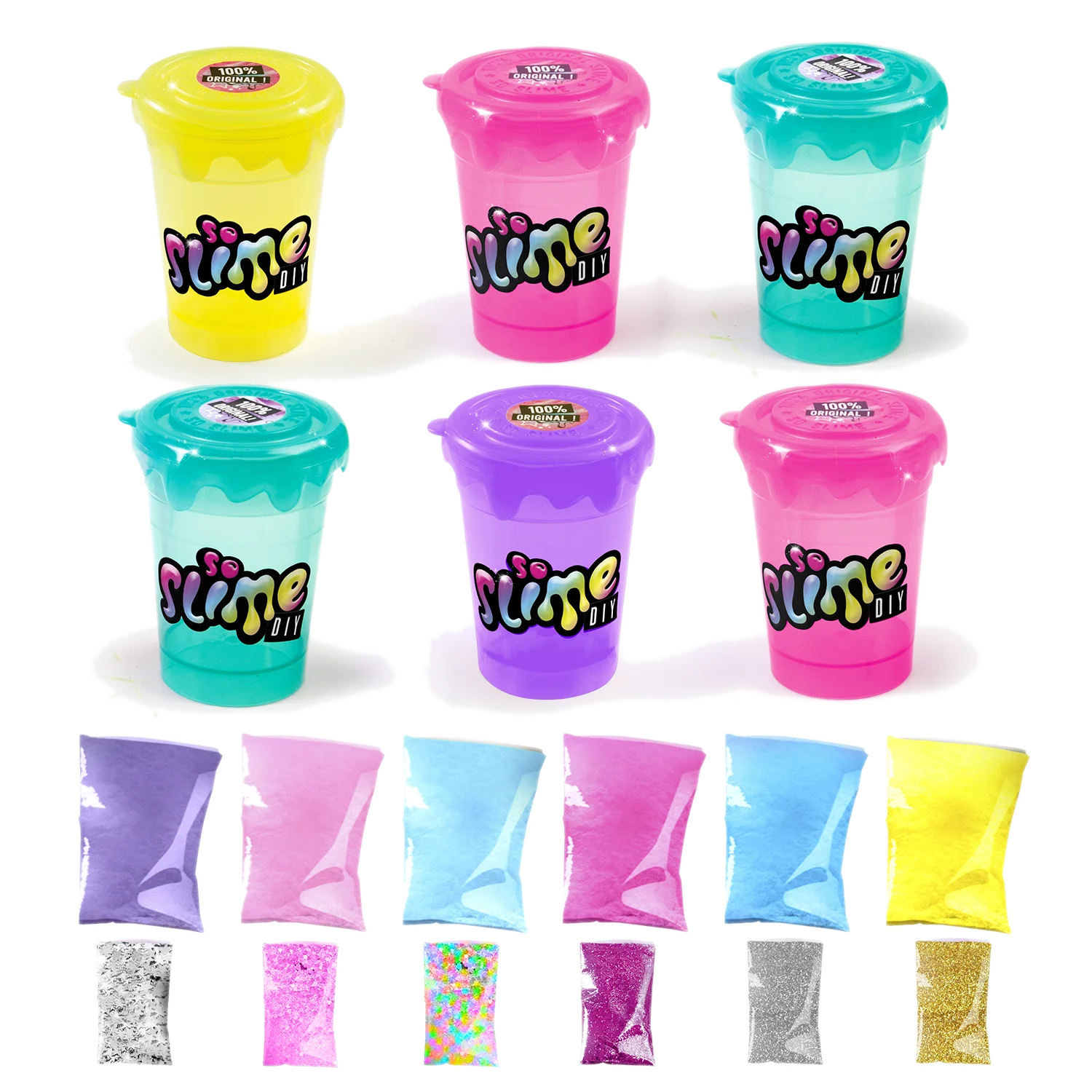 Slime shakers 3 pack + 3 bonus pots - so slime - canal toys - ssc019