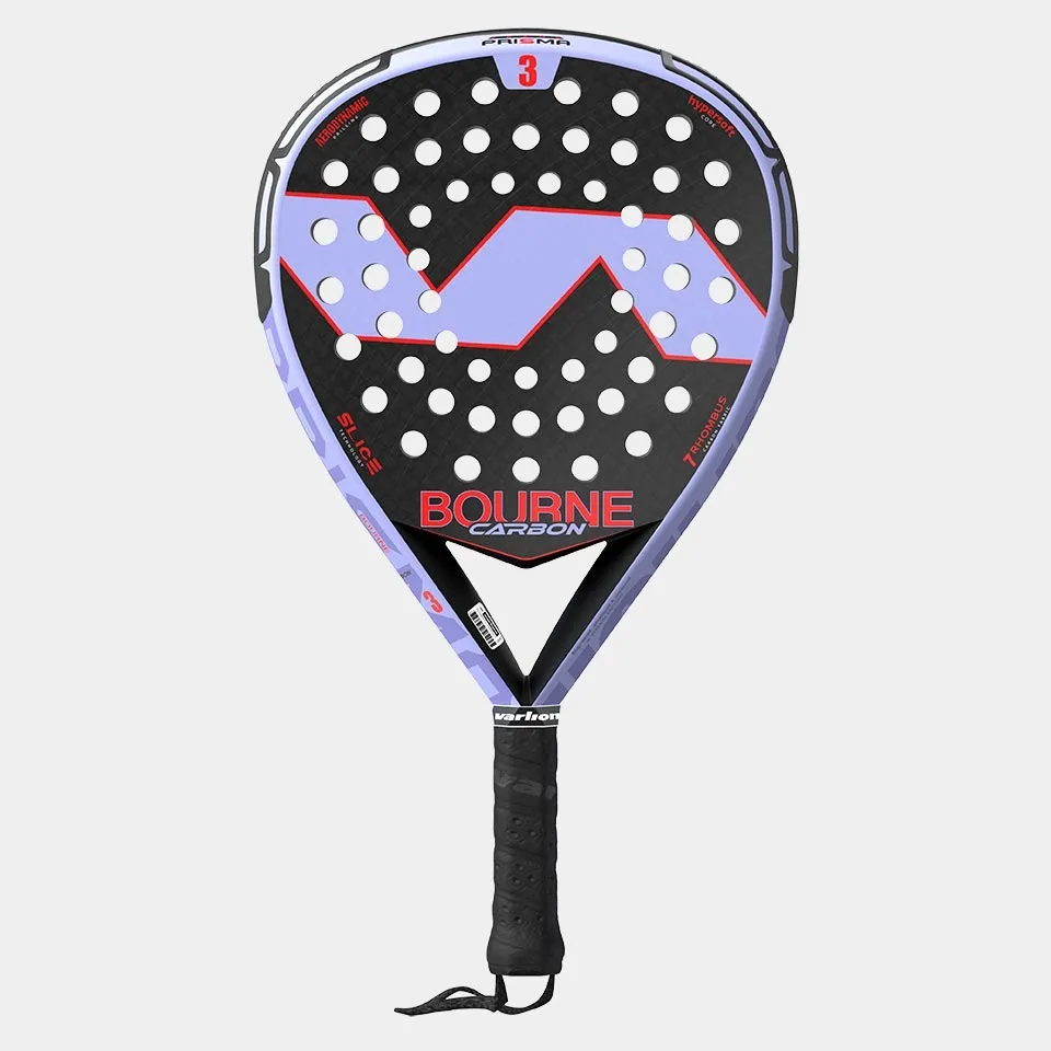 Pala de Pádel Varlion Bourne Prisma Carbon 3 - Forma diamante, balance medio-alto, para avanzados.