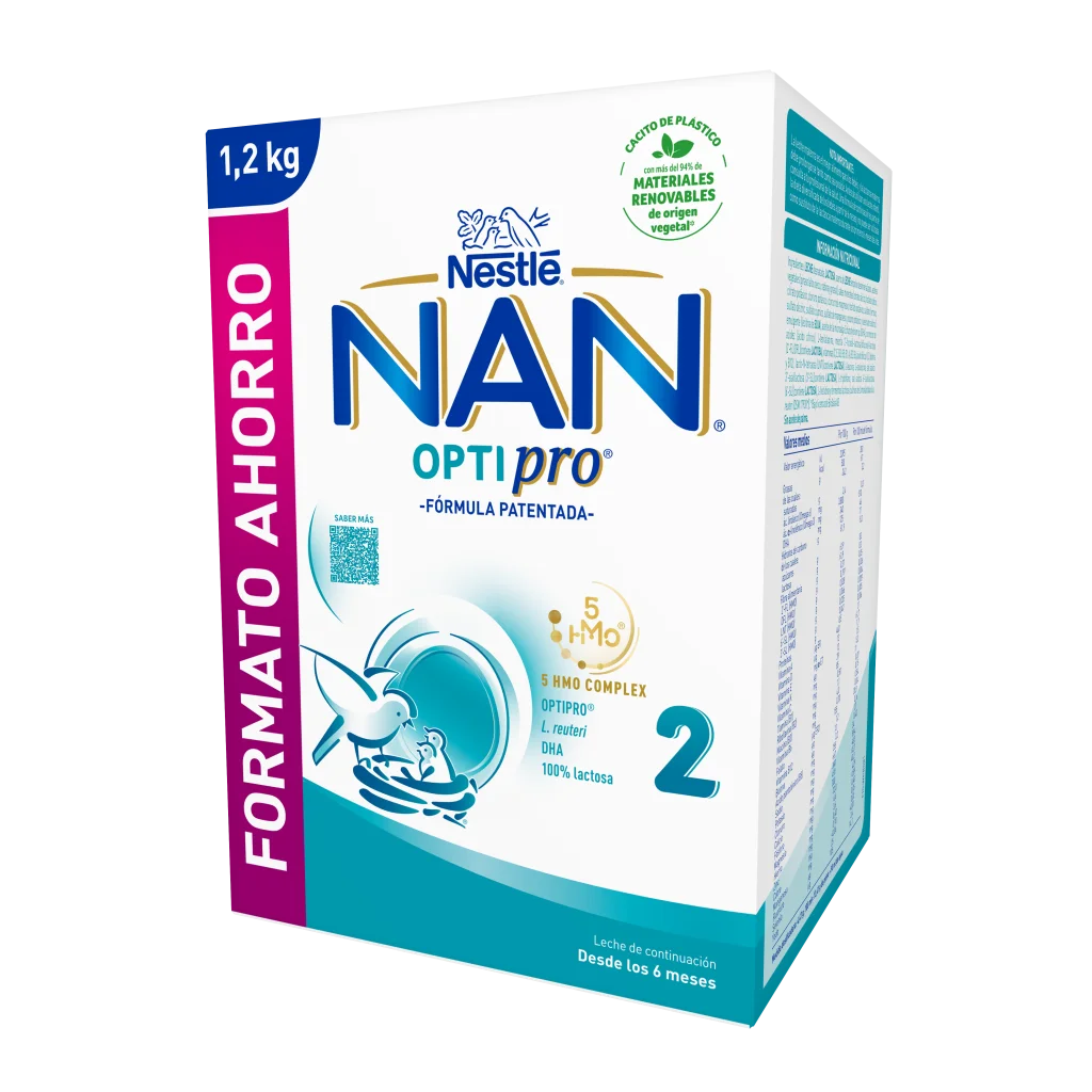 NAN OPTIPRO 2 LECHE DE CONTINUACION 2 ENVASE 600 g PACK AHORRO