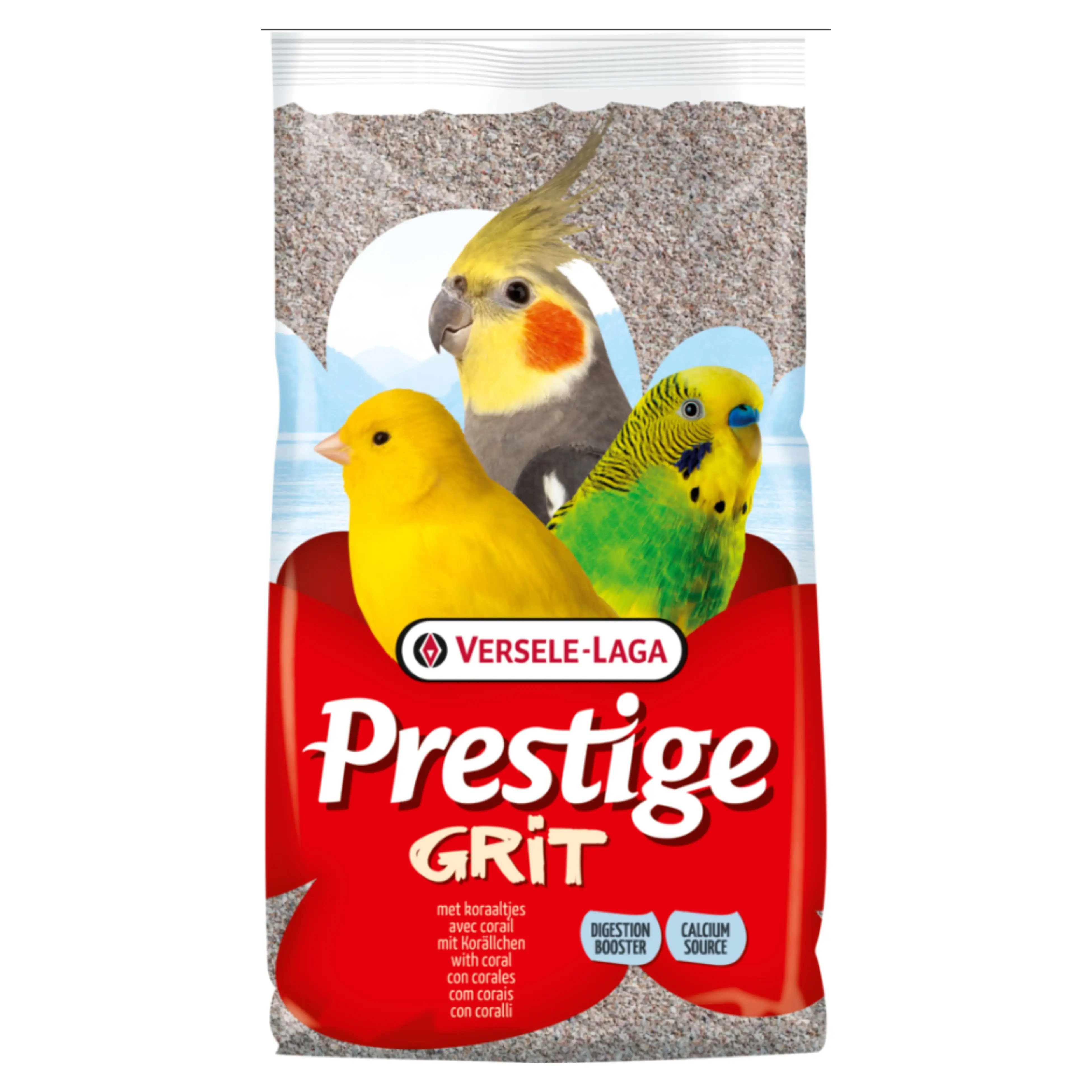 Grit Pajaros Prestige Versele-Laga 2.5 kg - Grit with Coral-minerals and trace elements for Canaries, nymphs and parakeets-supplement food for all birds-Versele Laga