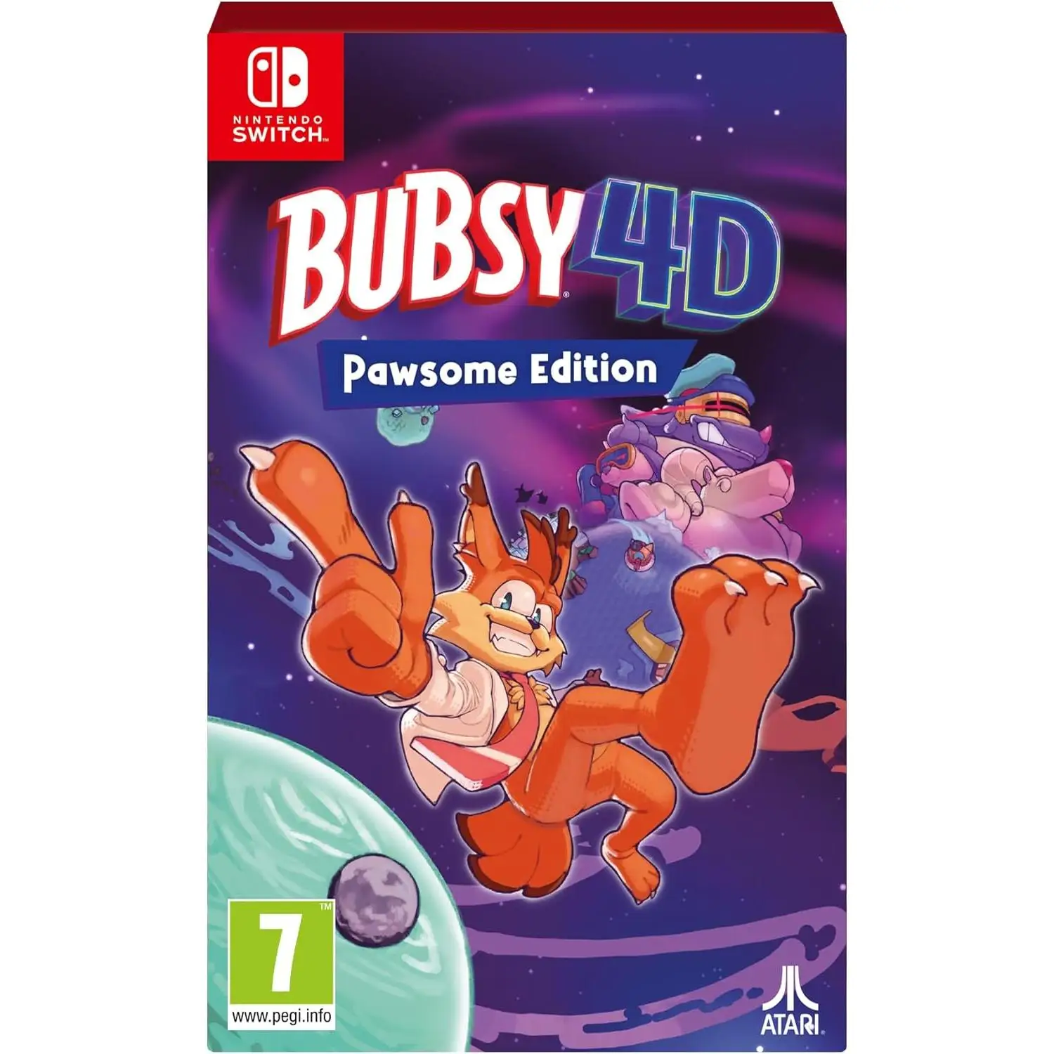 Bubsy 4D - Pawsome Edition - Juego SWITCH - Version ESPAÑA