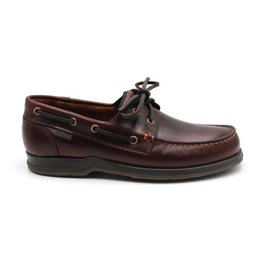 Callaghan 53205 Zapato náutico de piel con cordones y suela de goma, para caballero